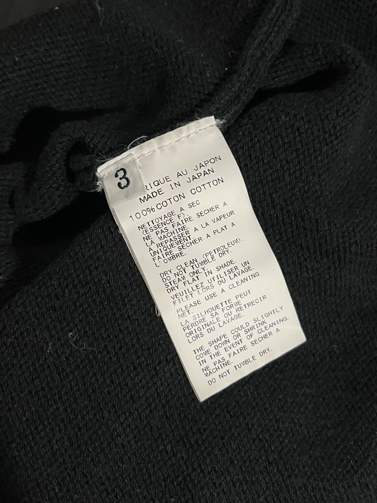 Yohji Yamamoto Yohji Yamamoto Black Kanji And Dog Knit Sweater Size US L / EU 52-54 / 3 - 5 Thumbnail