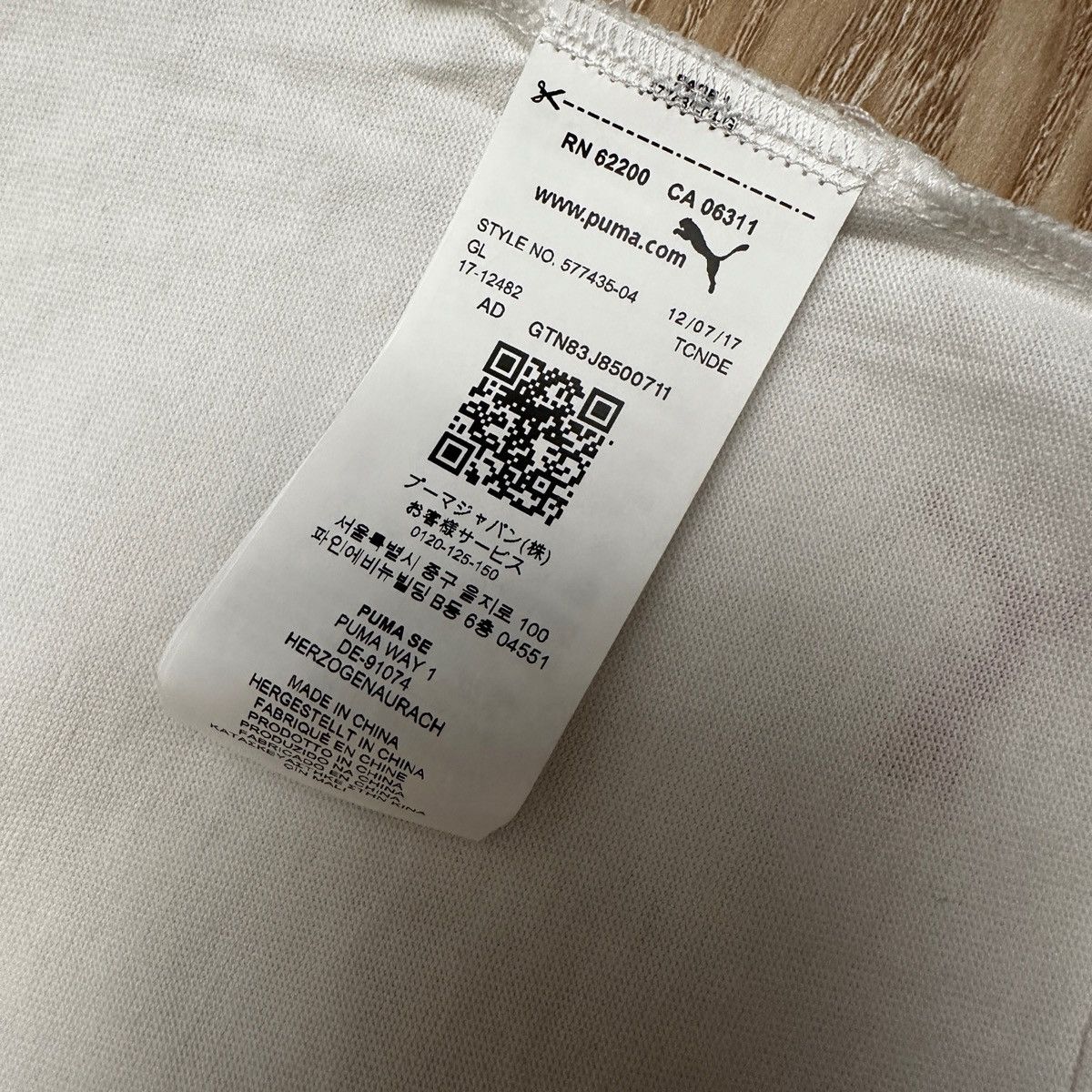 Fenty × Puma FENTY x PUMA by Rihanna "WETT-SHIRT" Cropped Tee Size M Size M / US 6-8 / IT 42-44 - 4 Thumbnail