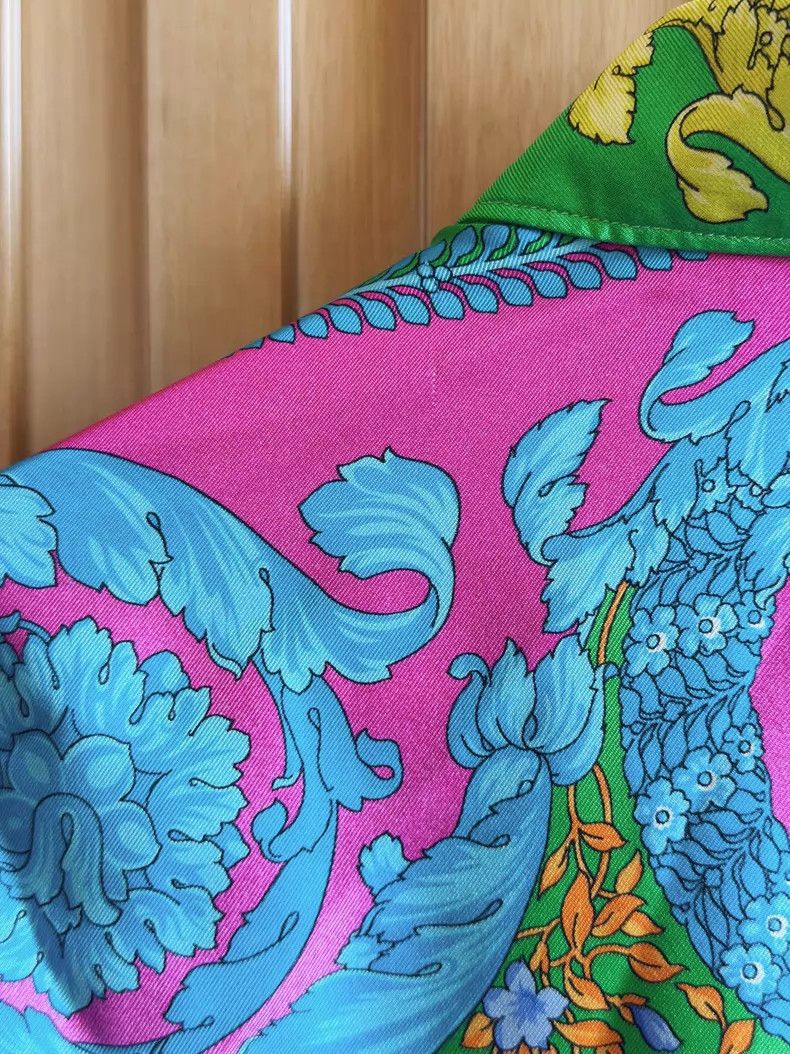 Versace Versace Main line baroque print shirt Size US XXS / EU 40 - 8 Thumbnail