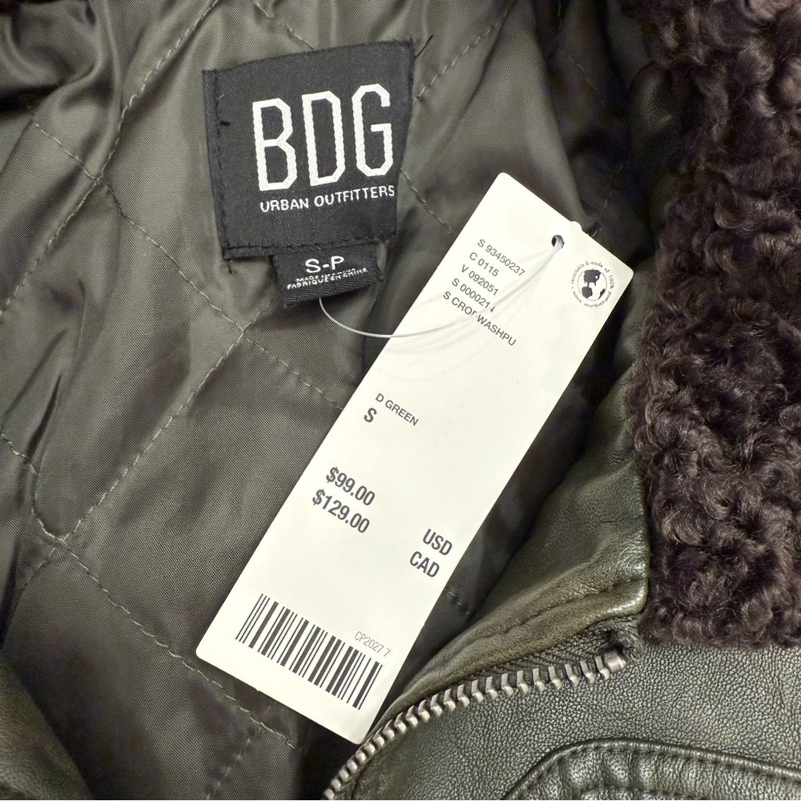 Bdg Urban Outfitters BDG Janine Faux Leather Cropped Jacket S Size S / US 4 / IT 40 - 6 Thumbnail