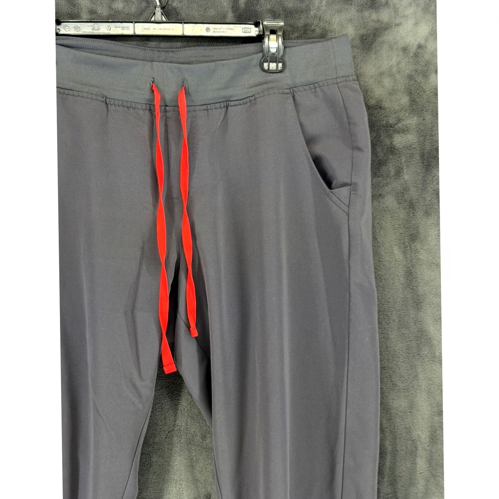 Vintage FIGS Zamora Jogger Scrub Pants Charcoal Gray Large Womens Joggers Size 36" / US 14 / IT 50 - 3 Thumbnail