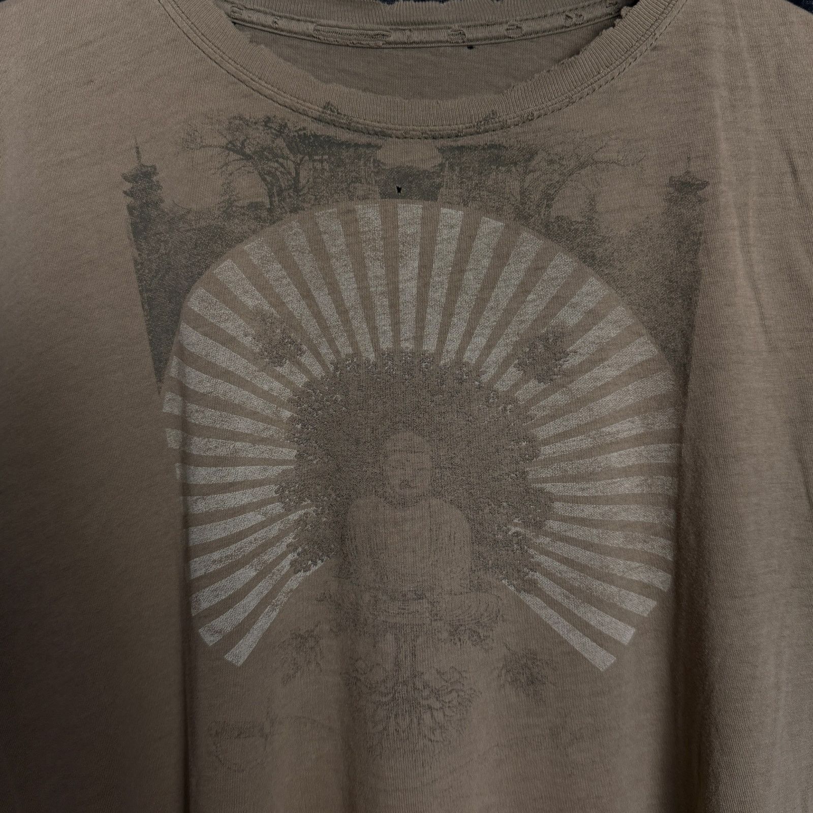 Other Y2K Stranded Grunge Emo Green Distressed Skater T-Shirt M Size US M / EU 48-50 / 2 - 3 Thumbnail
