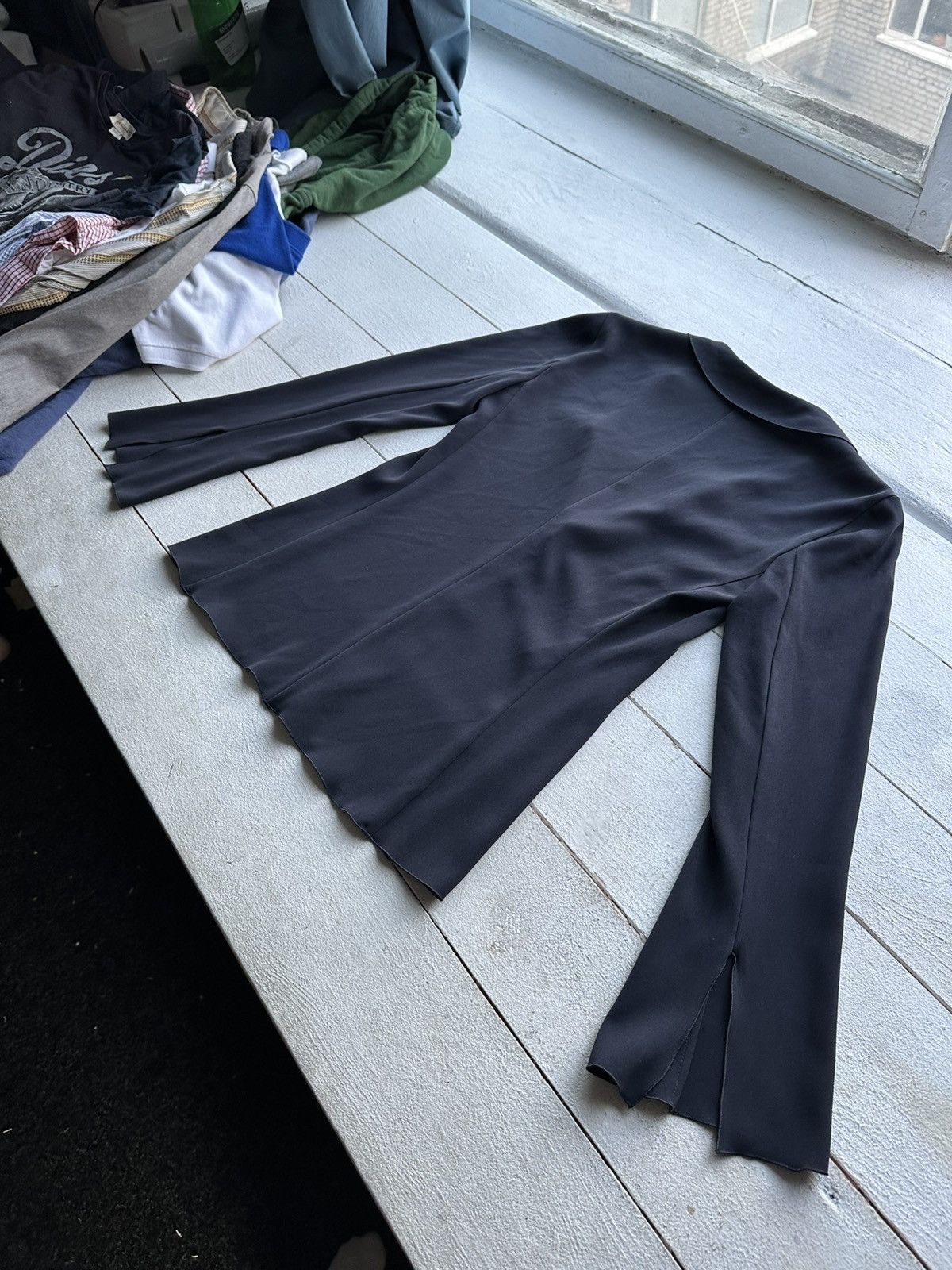 Armani 🚨AVANT GARDE ARMANI 90s RARE longsleeve BLOUSES Y2K LUXURY Size M / US 6-8 / IT 42-44 - 6 Thumbnail