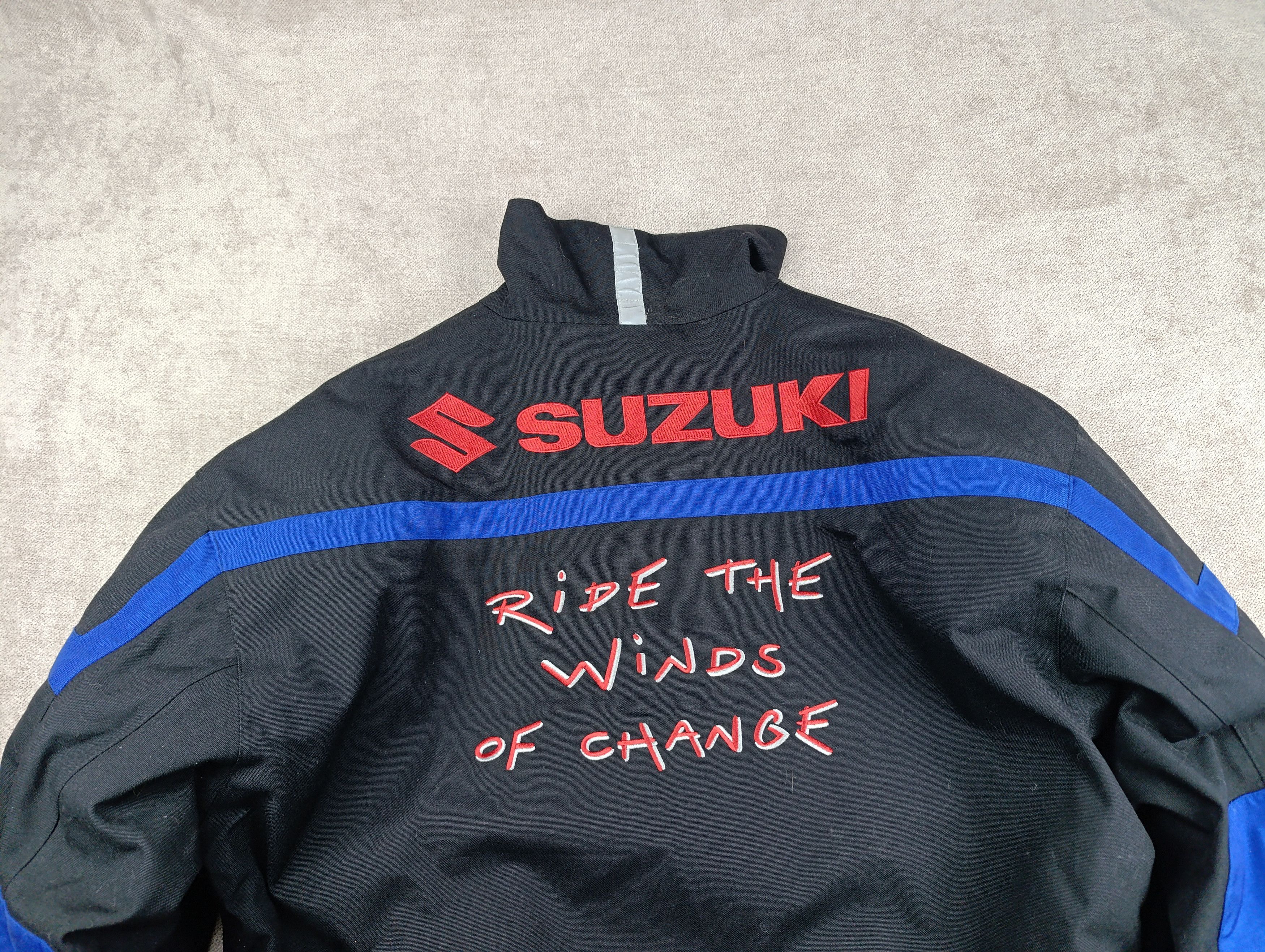 Other Vintage Suzuki Team Ride The Winds Of Change Racing Jacket Size US M / EU 48-50 / 2 - 10 Thumbnail