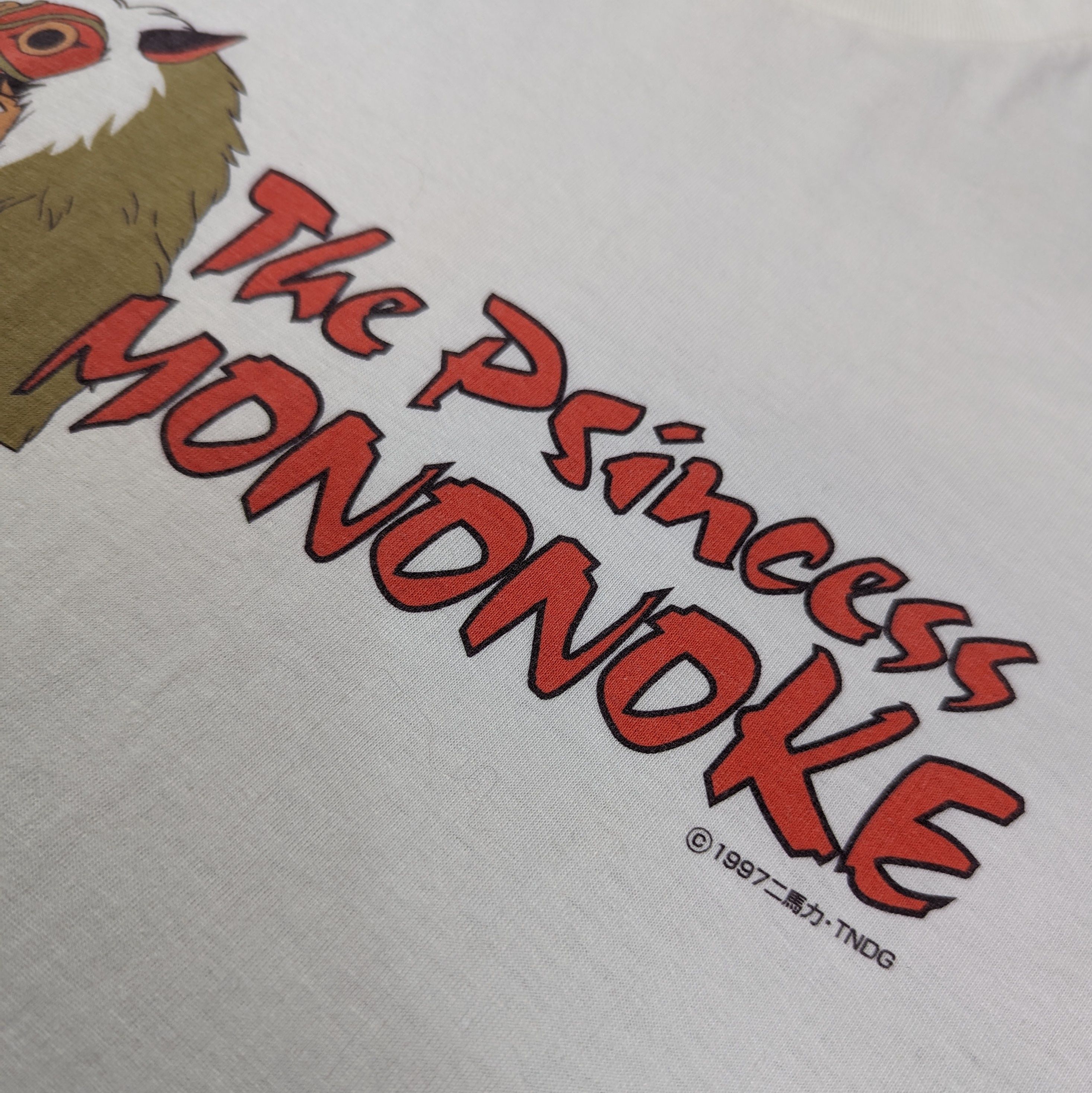 Vintage Vintage 1997 PRINCESS MONONOKE anime manga promo t-shirts Size US L / EU 52-54 / 3 - 2 Preview