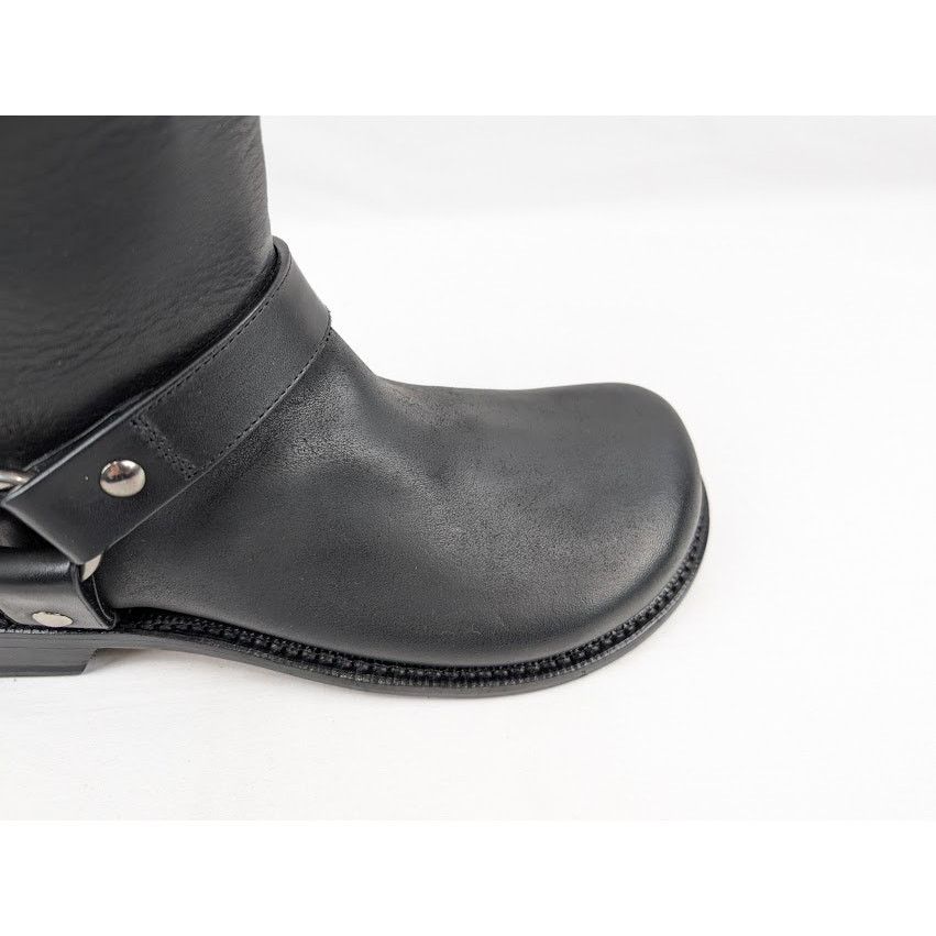 Loewe o1rshd1 Campo Leather Biker Boots in Black Size US 9 / EU 42 - 3 Thumbnail