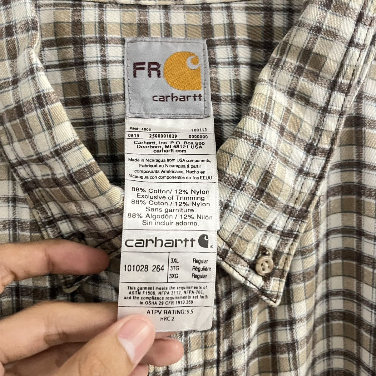 Carhartt Carhartt Fall 2015 Flame Resistance Fabric Shirt Size US XXL / EU 58 / 5 - 5 Thumbnail