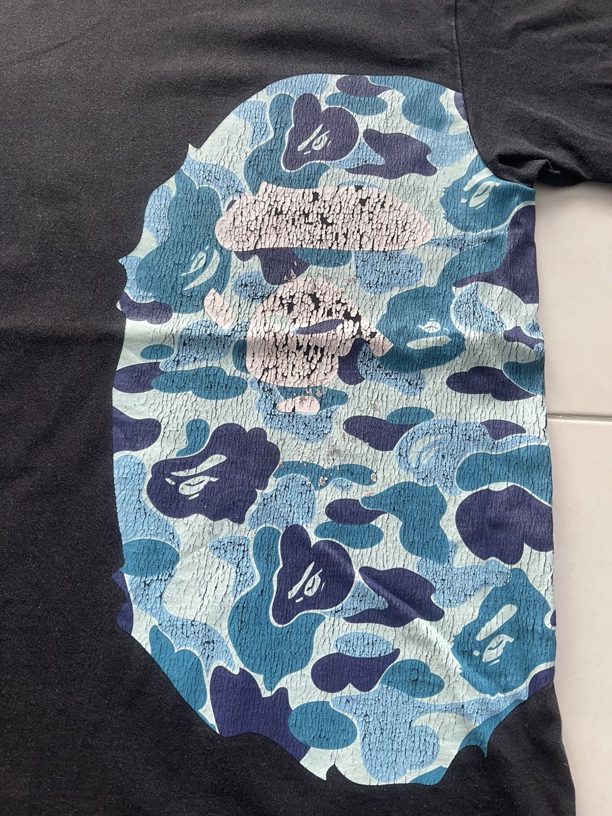 Bape 🔥HOT🔥VINTAGE ABC CAMO SIDE BIG APE HEAD PRINTED CRACK RARE Size US XL / EU 56 / 4 - 10 Thumbnail