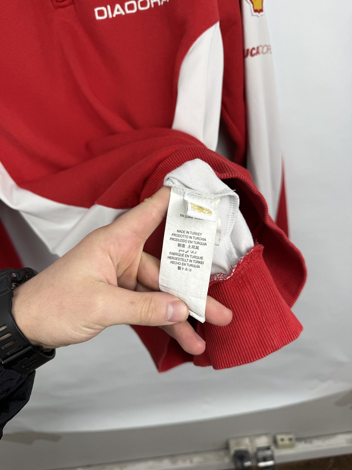 Ducati 🇮🇹 Ducati Corse Diadora Bridgestone Shell Long Sleeve 2015 Size US L / EU 52-54 / 3 - 8 Thumbnail