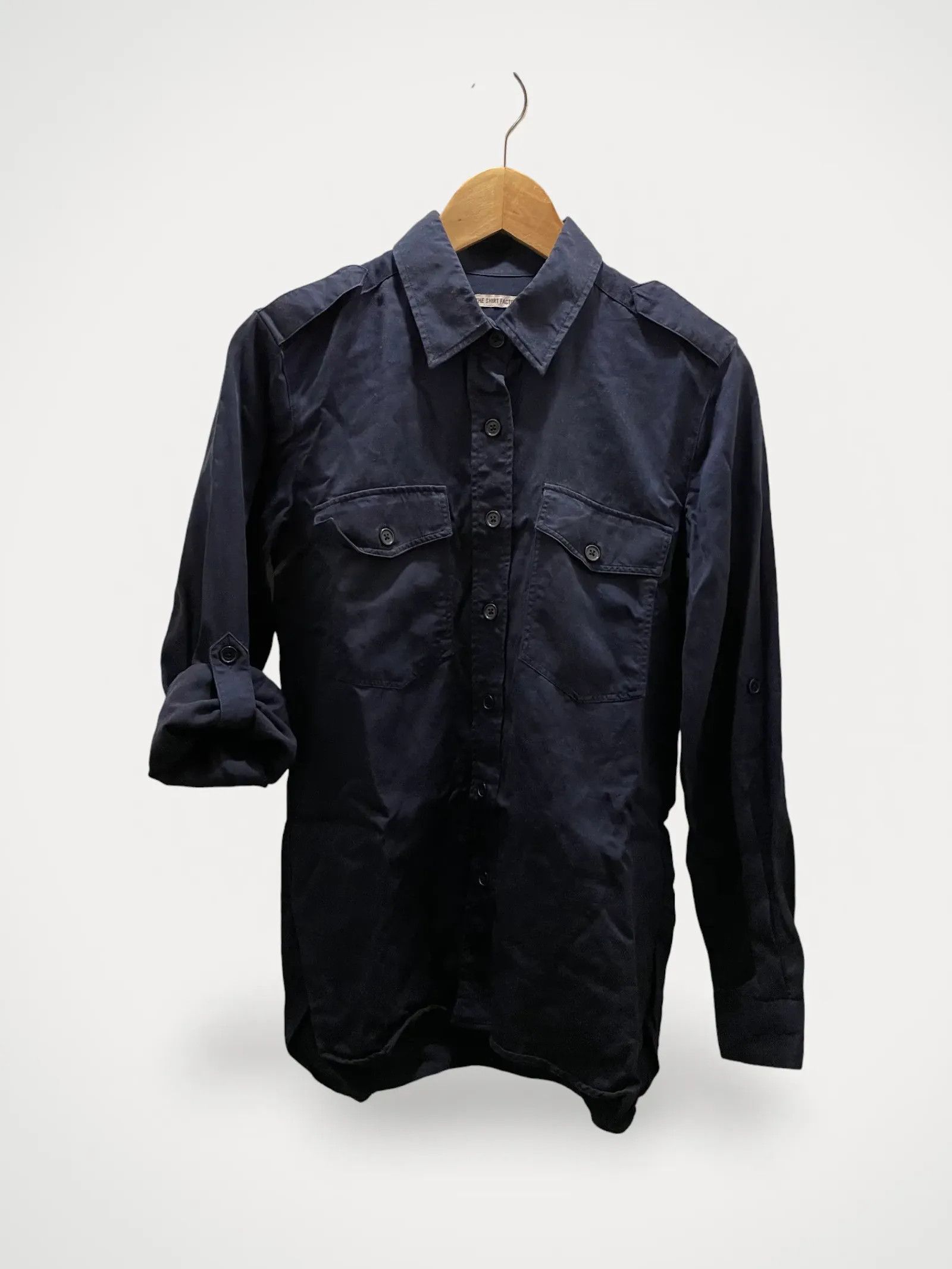 Other THE SHIRT FACTORY Navy Shirt Shirt Size XS / US 0-2 / IT 36-38 - 1 Thumbnail