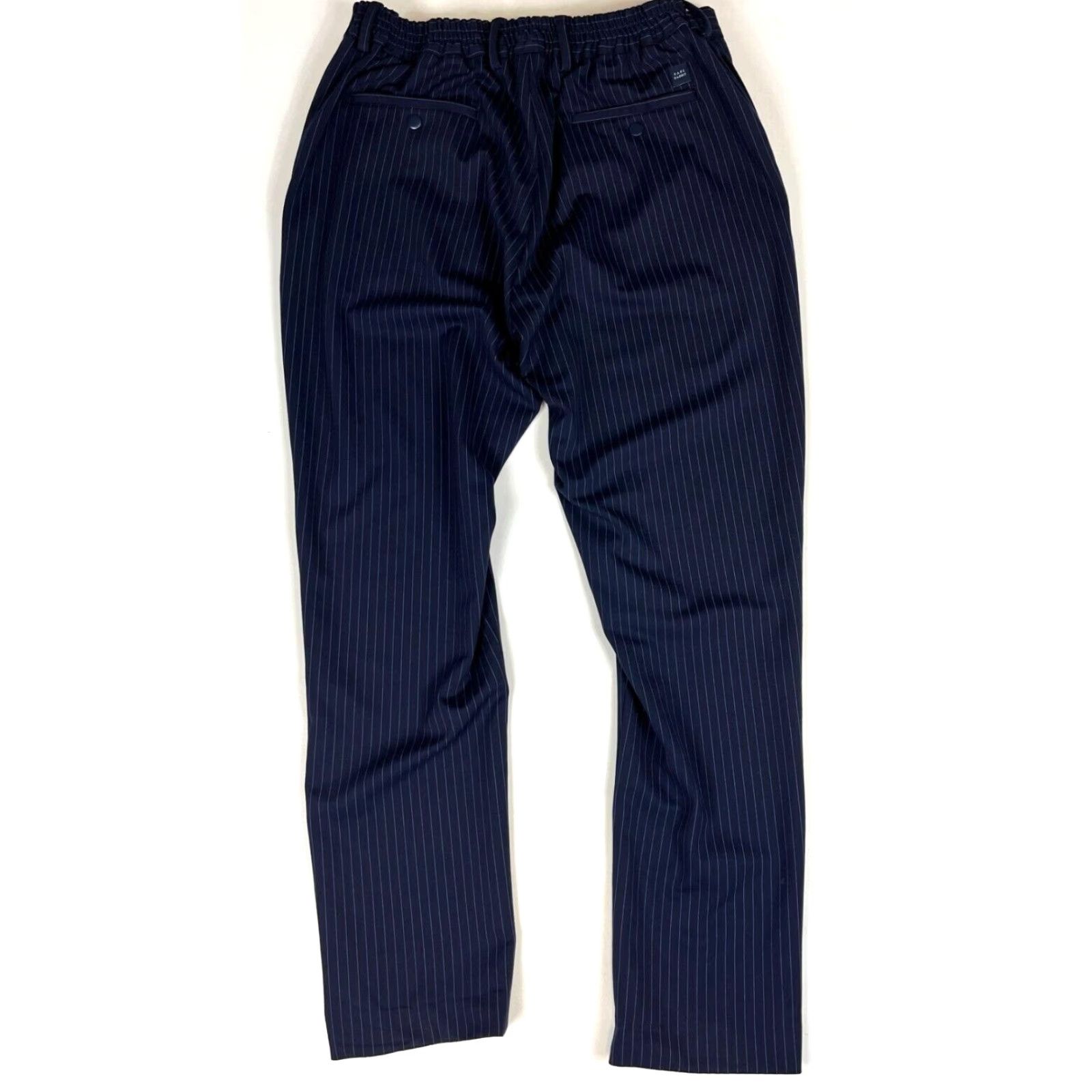 Vintage Rare Rabbit Ander Classic Pin Stripe Trousers Navy 36 Men’s Regular Size 36 Inches Inseam 31" Slim/Stretch Chino Pants Size US 36 / EU 52 - 7 Thumbnail