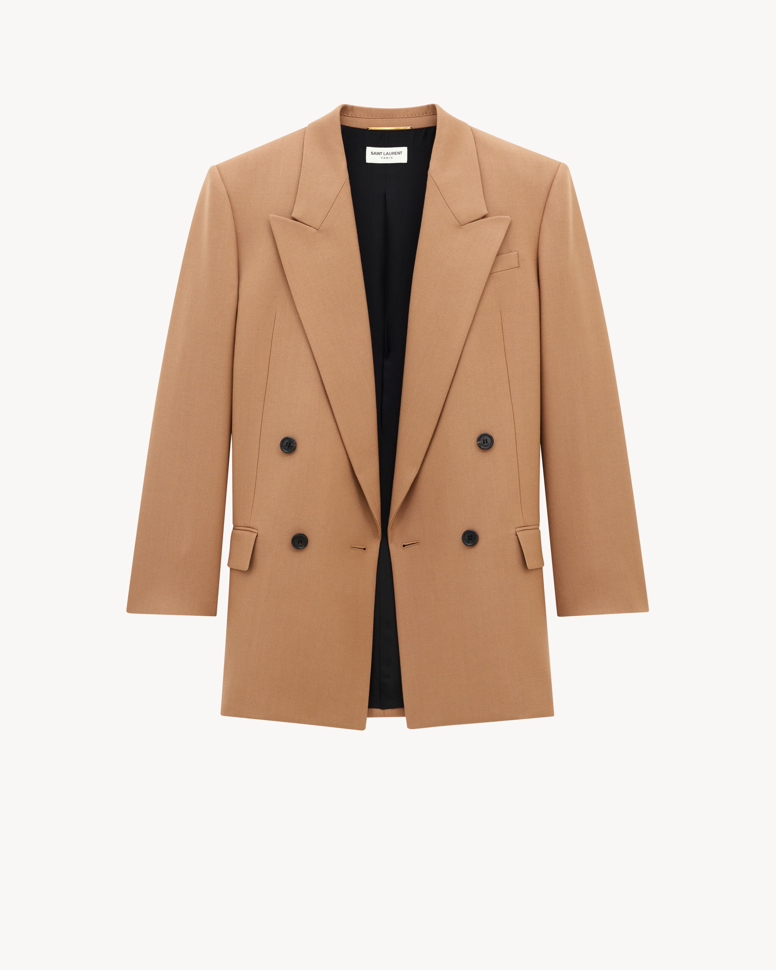 Saint Laurent Paris $3500 Saint Laurent Paris Wool Gabardine Jacket Size M / US 6-8 / IT 42-44 - 2 Thumbnail
