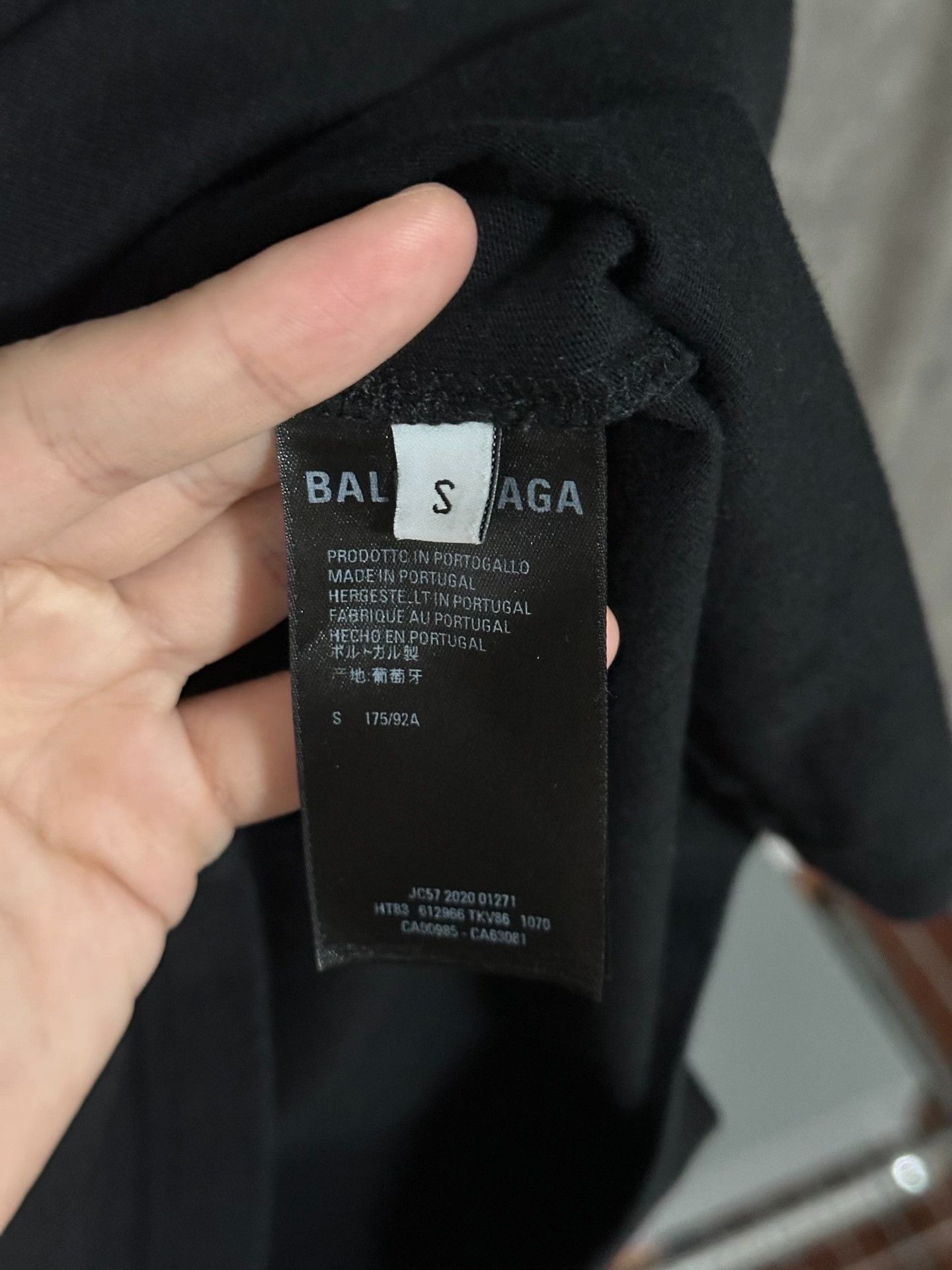 Balenciaga Balenciaga Embroidered Logo Short-Sleeve T-Shirt Size US S / EU 44-46 / 1 - 3 Thumbnail