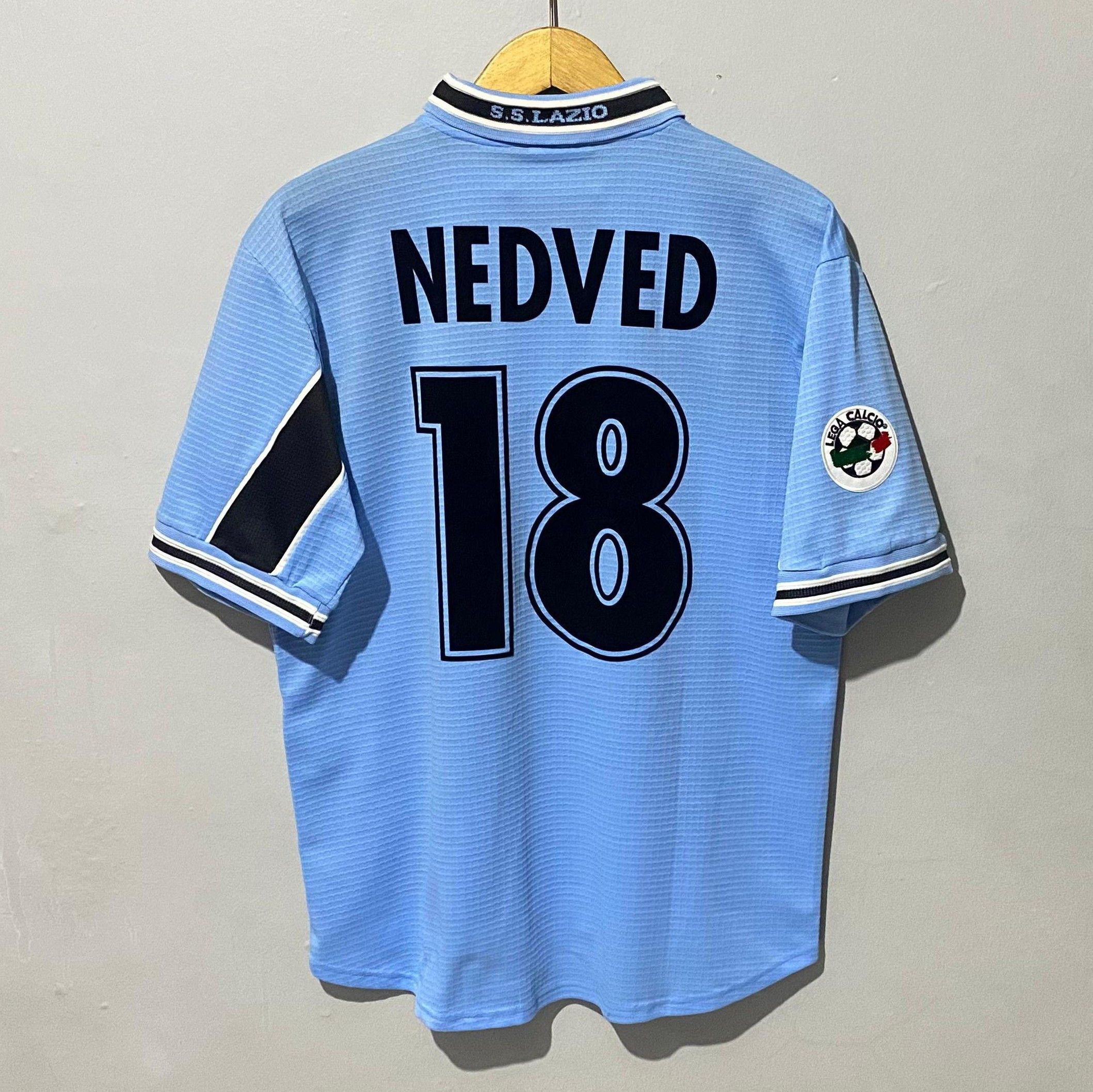 Puma Lazio 1998-2000 Home Jersey Pavel Nedved Size US M / EU 48-50 / 2 - 2 Thumbnail