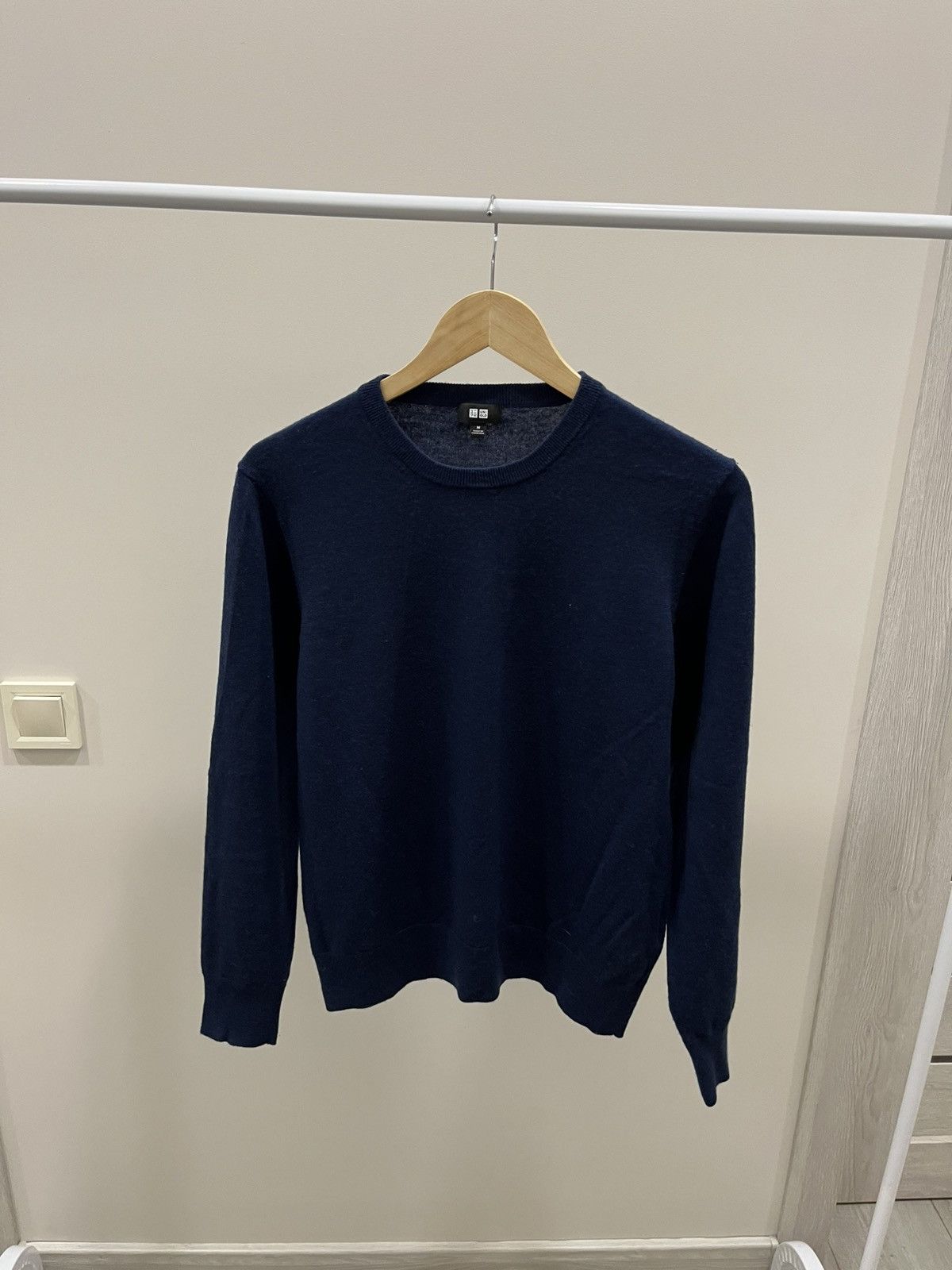 Vintage Vintage Uniqlo Wool Sweater Blue Sweatshirt Japanese Style Size US M / EU 48-50 / 2 - 1 Thumbnail