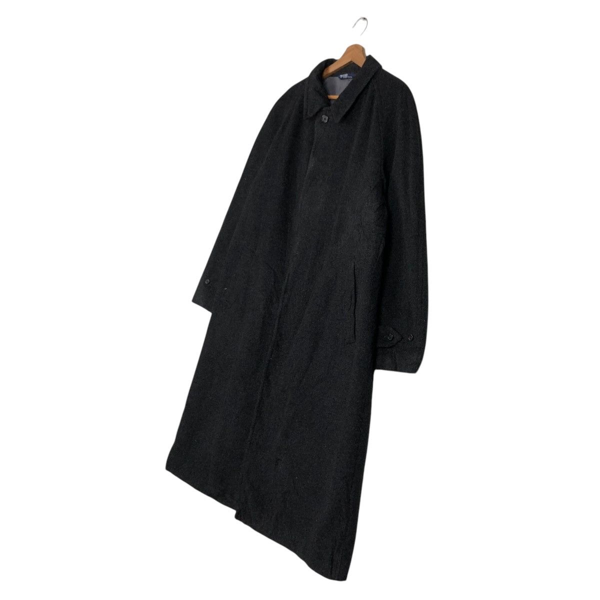 Polo Ralph Lauren 🔥RICH BLACK WOOL LONG JACKET POLO RALPH LAUREN Size US L / EU 52-54 / 3 - 4 Thumbnail