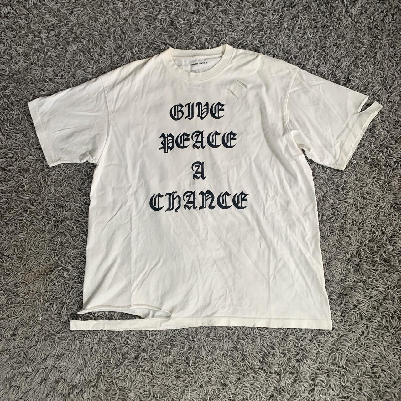 NUMBER (N)INE  Size3 Give Peace A Chanceこのような状態で出てくるのは