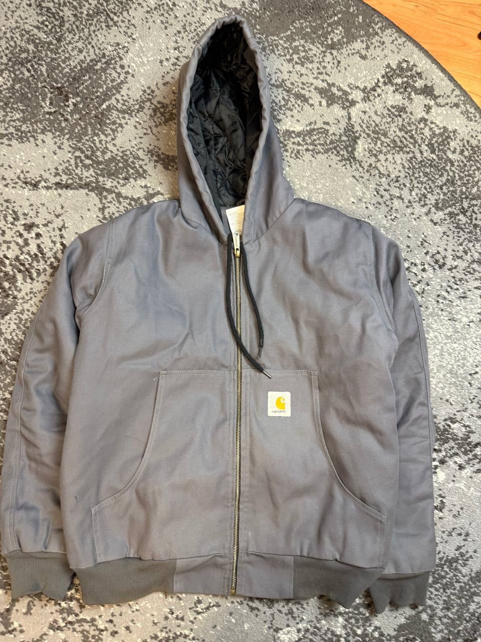 Carhartt Wip Vintage y2k Carhartt Wip Active Bermuda Gray Bomber Jacket Size US M / EU 48-50 / 2 - 1 Thumbnail