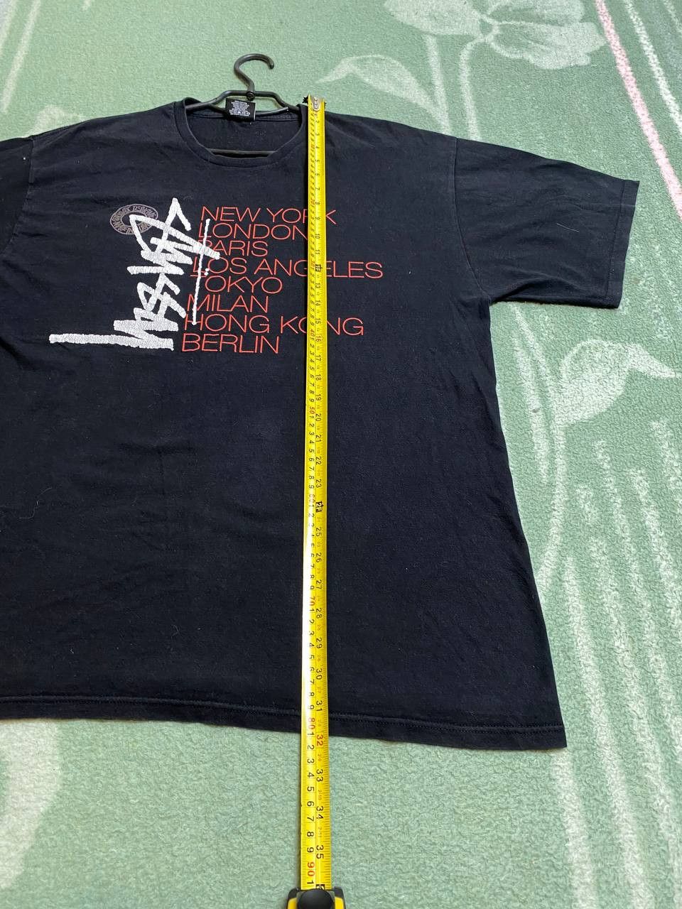 Stussy Avant-Garde Black T-Shirt Big Print STUSSY Size US XL / EU 56 / 4 - 13 Thumbnail