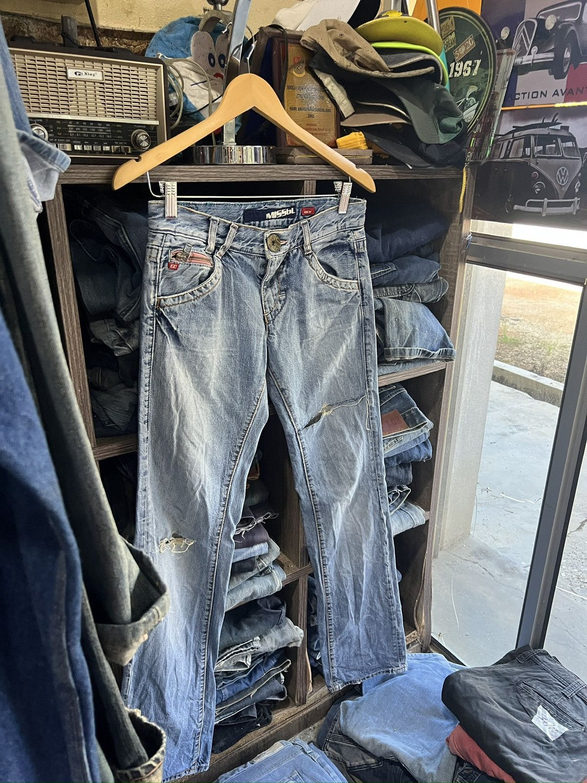 Miss Sixty 🔥Made in Italy Miss Sixty Distressed Denim Size 29" - 3 Thumbnail