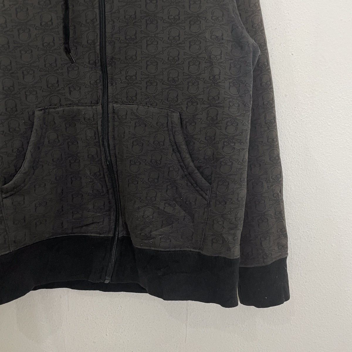 Japanese Brand Vintage Unbranded skulls Zipper Ups Hoodies Size US S / EU 44-46 / 1 - 2 Thumbnail
