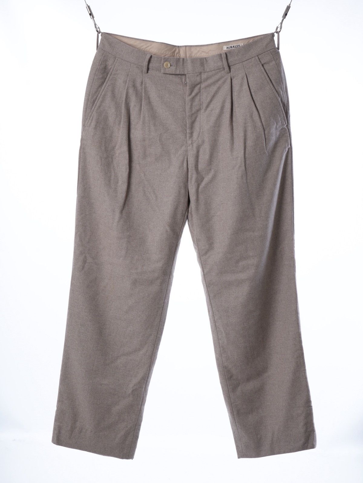 Auralee Auralee Light Wool Gabardine Trousers - Grey - Size 4 Size US 34 / EU 50 - 6 Thumbnail