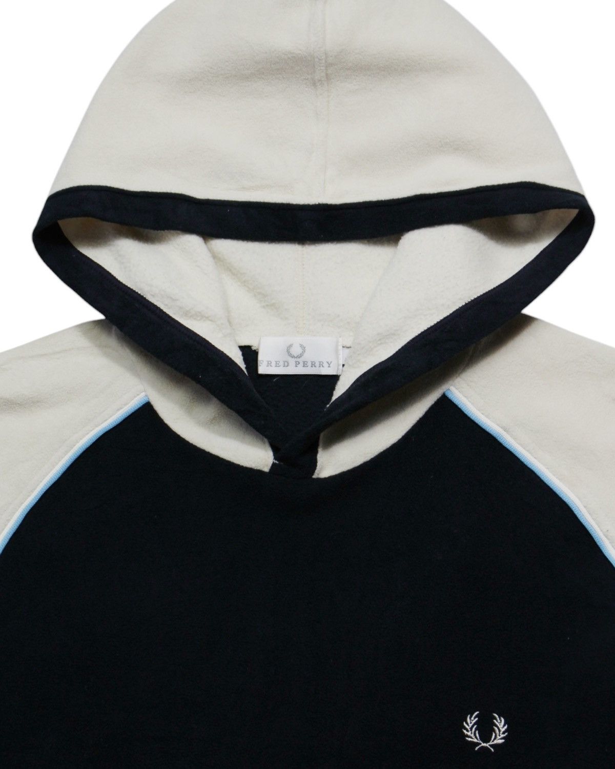 Fred Perry 2000S FRED PERRY PULLOVER FLEECE HOODIE Size US L / EU 52-54 / 3 - 2 Thumbnail