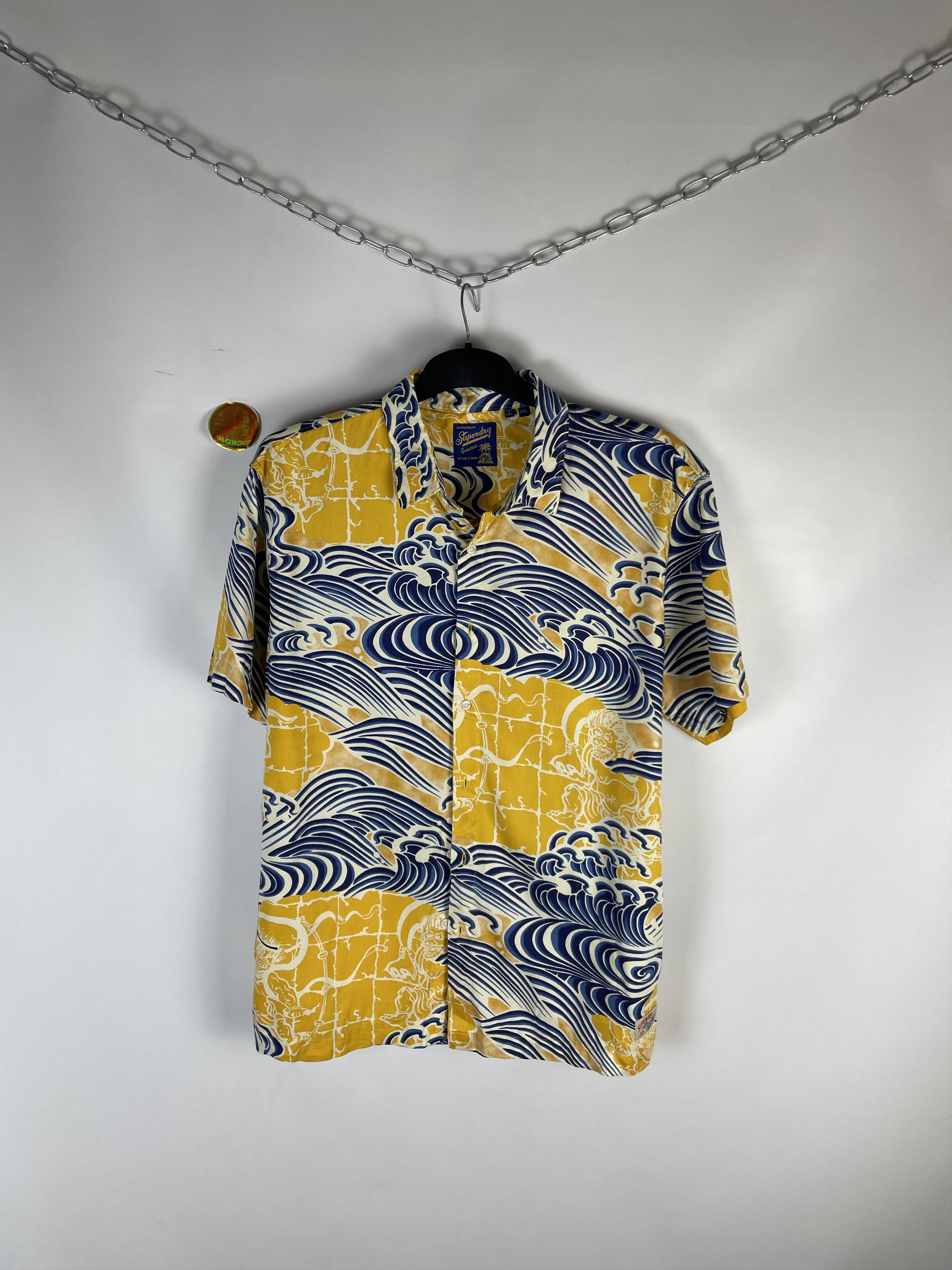 Other Vintage Crazy Aloha Hawaiian Shirt Size US XXL / EU 58 / 5 - 2 Thumbnail
