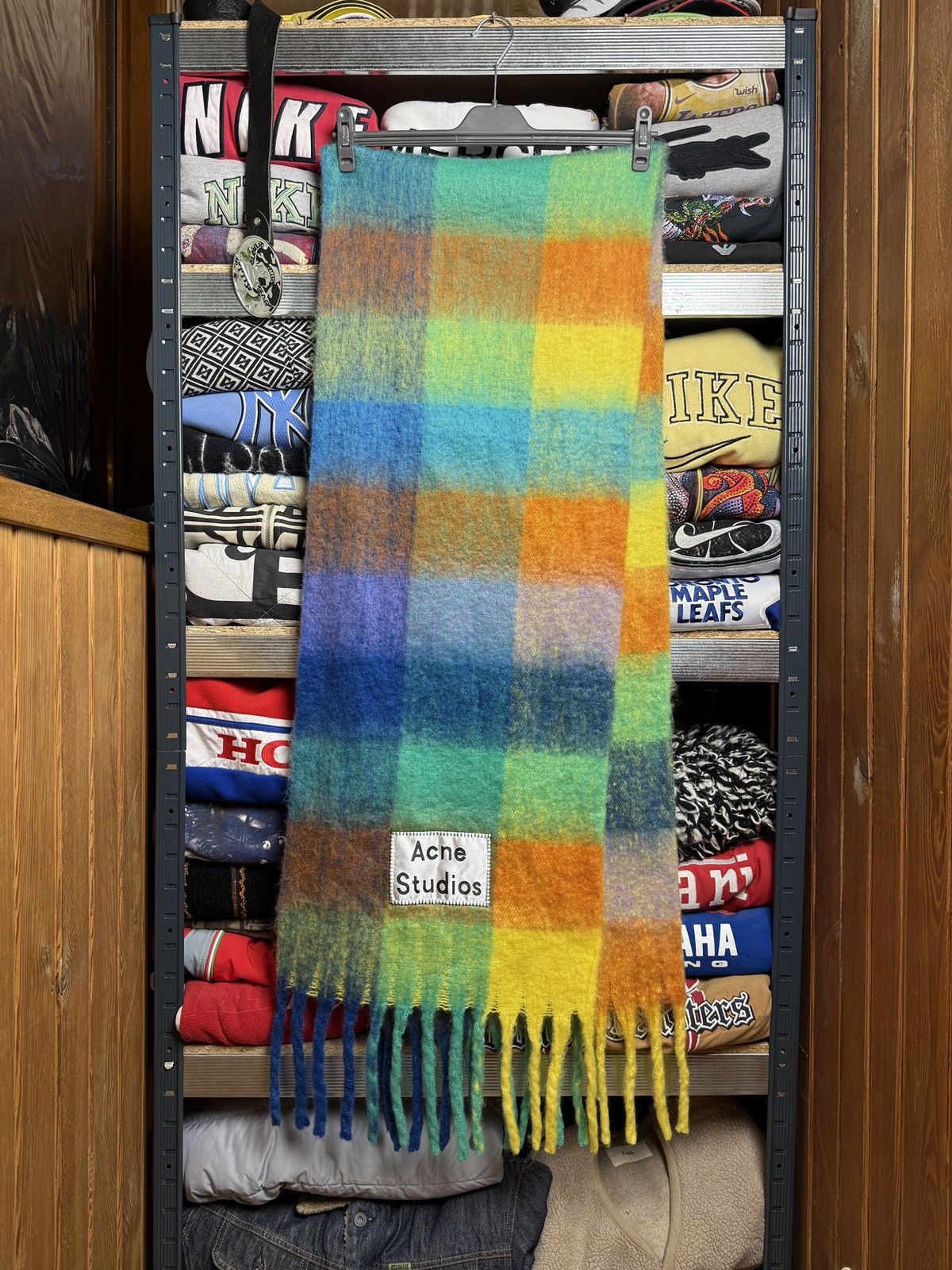 Acne Studios Acne Studios Big Logo Scarf Size ONE SIZE - 1 Thumbnail