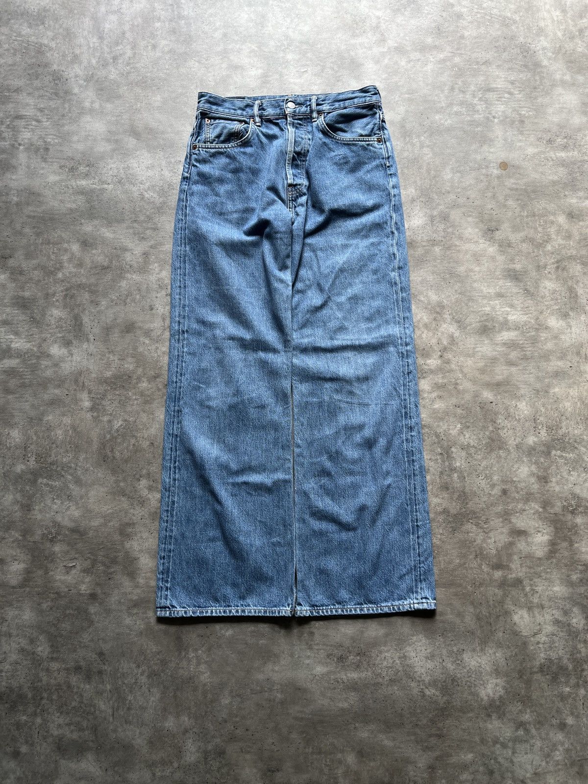 Acne Studios Acne Studios 2021 F Dark Blue Trash buggy jeans pants Size US 32 / EU 48 - 3 Thumbnail