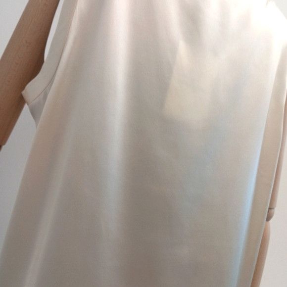 Lafayette 148 LAFAYETTE 148 Perla Luxe Silk Charmeuse Blouse - Candlelight Size XL / US 12-14 / IT 48-50 - 9 Thumbnail