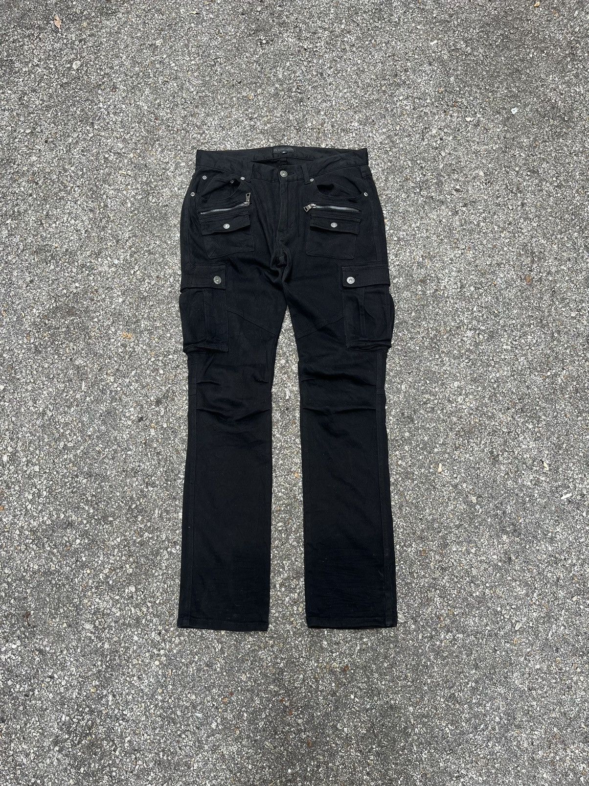 Seditionaries Japanese In The Attic Gothic Punk Cargo Multi Pocket Pants Size US 30 / EU 46 - 1 Thumbnail