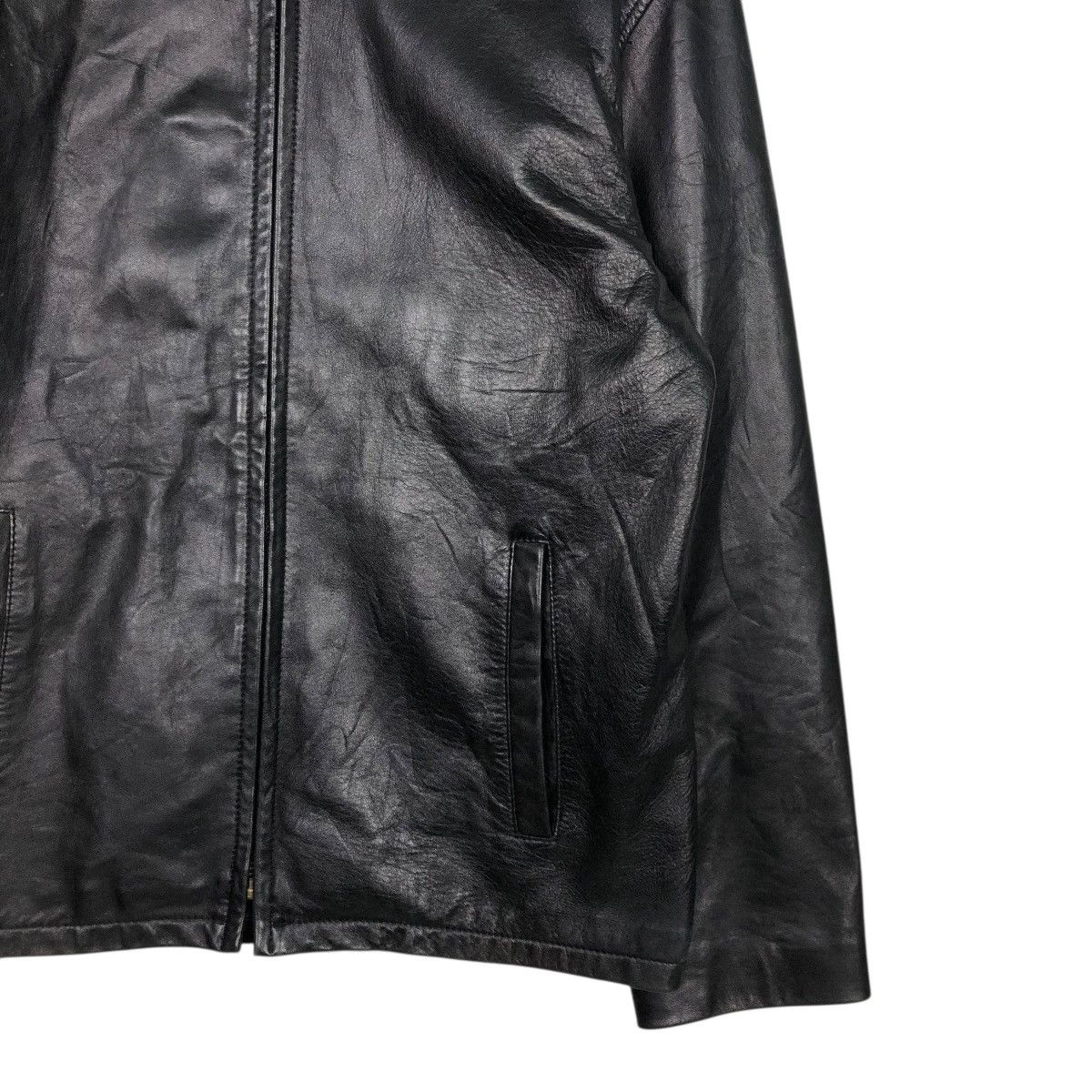 🔥VINTAGE SOFT LEATHER JACKET BANANA REPUBLIC ISSEY MIYAKE