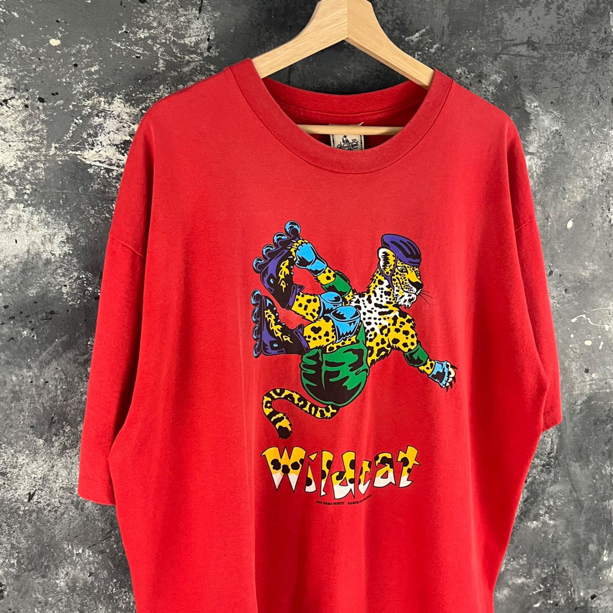 Vintage Vintage 1998 Wildcat rollerblade shirt Size US XL / EU 56 / 4 - 2 Thumbnail