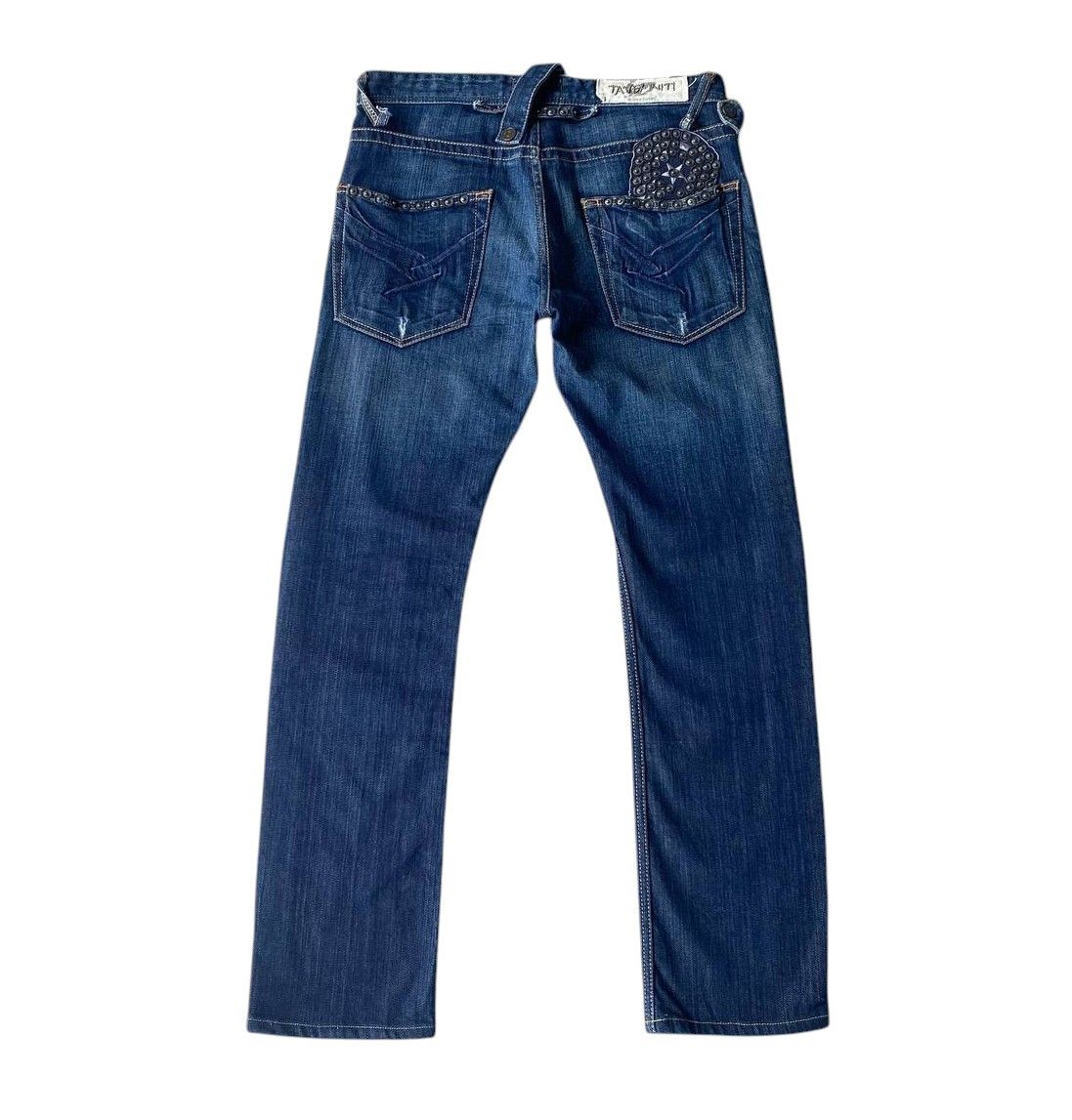 Jimmy Taverniti Archival Y2K Jimmy Taverniti So Jeans Studded Denim Size US 31 - 11 Thumbnail