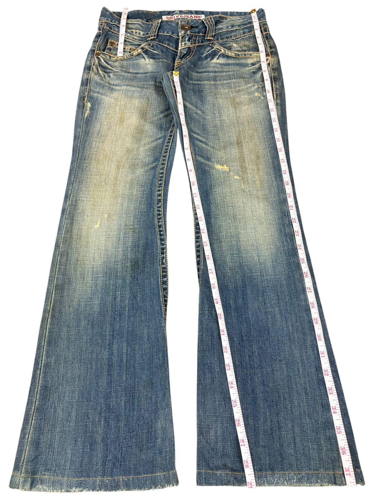 Japanese Brand Vintage Japanese Brand Mud Wash Bootcut Flare Jeans Size US 28 / EU 44 - 11 Thumbnail
