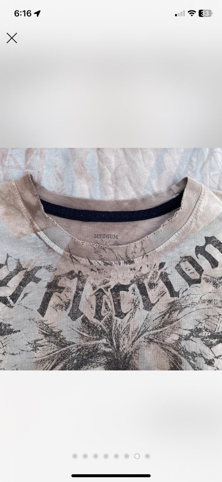 Affliction × Vintage Y2K Affliction Skull Beard Sunny Garcia T-Shirt Medium Size US M / EU 48-50 / 2 - 6 Thumbnail