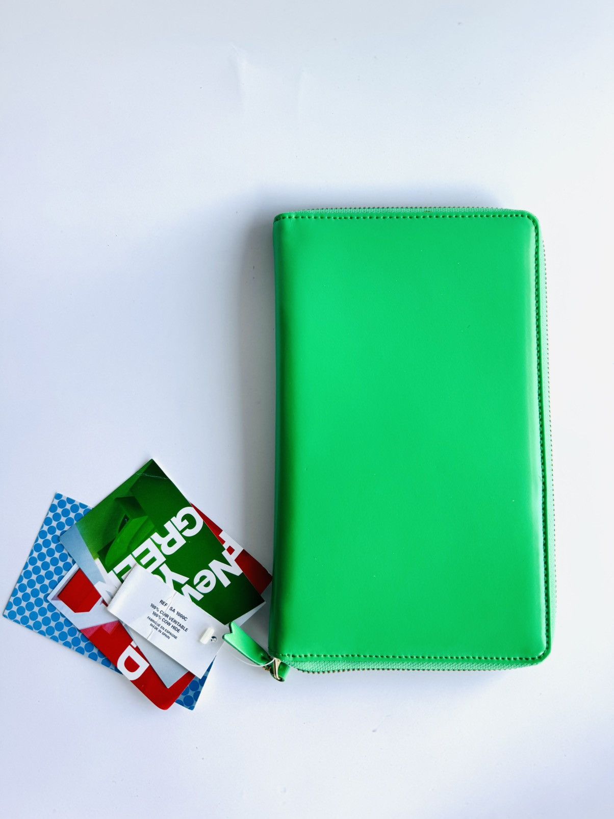 Comme des Garcons Comme Des Garcons wallet New York green large datebook case Size ONE SIZE - 3 Thumbnail