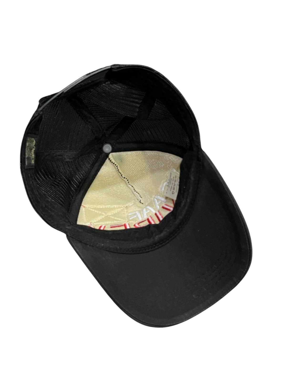 Avirex × Vintage 💥Vintage AVIREX RED SPELLOUT Distressed Trucker Hat Size ONE SIZE - 4 Thumbnail