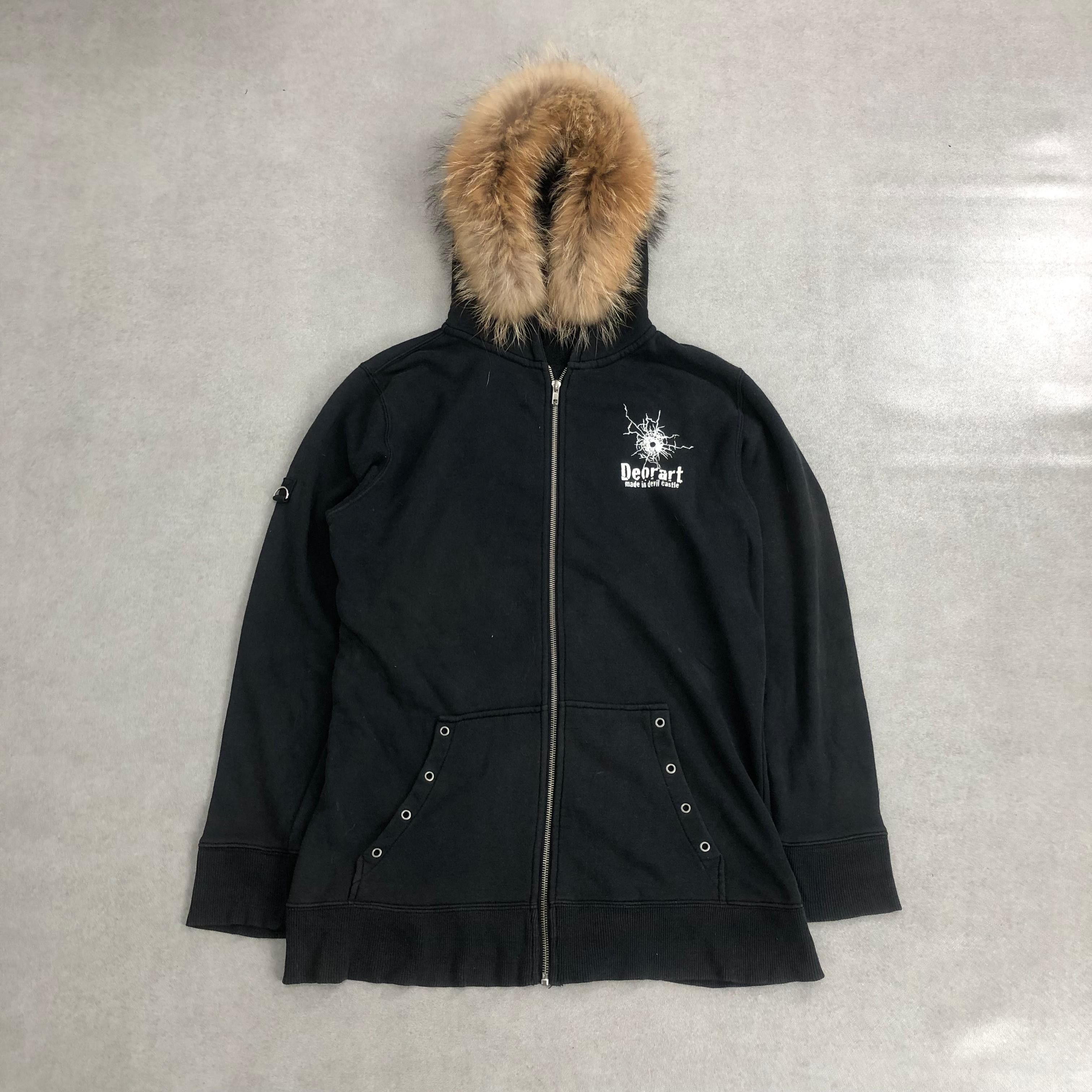 Japanese Brand 2000s Deorart Dead Alive Fur Zip Hoodie Ifsix Kmrii Style Size US L / EU 52-54 / 3 - 2 Thumbnail
