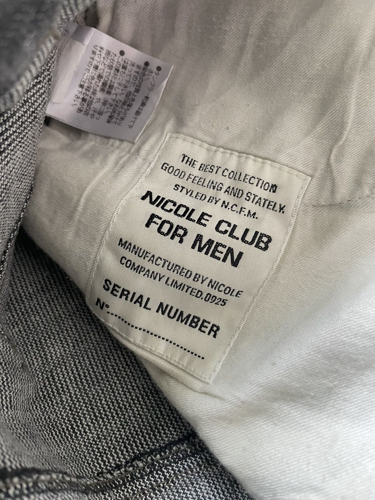 Nicole Club Vintage Y2K NCFM Studded Denim Pants Size US 33 - 9 Thumbnail