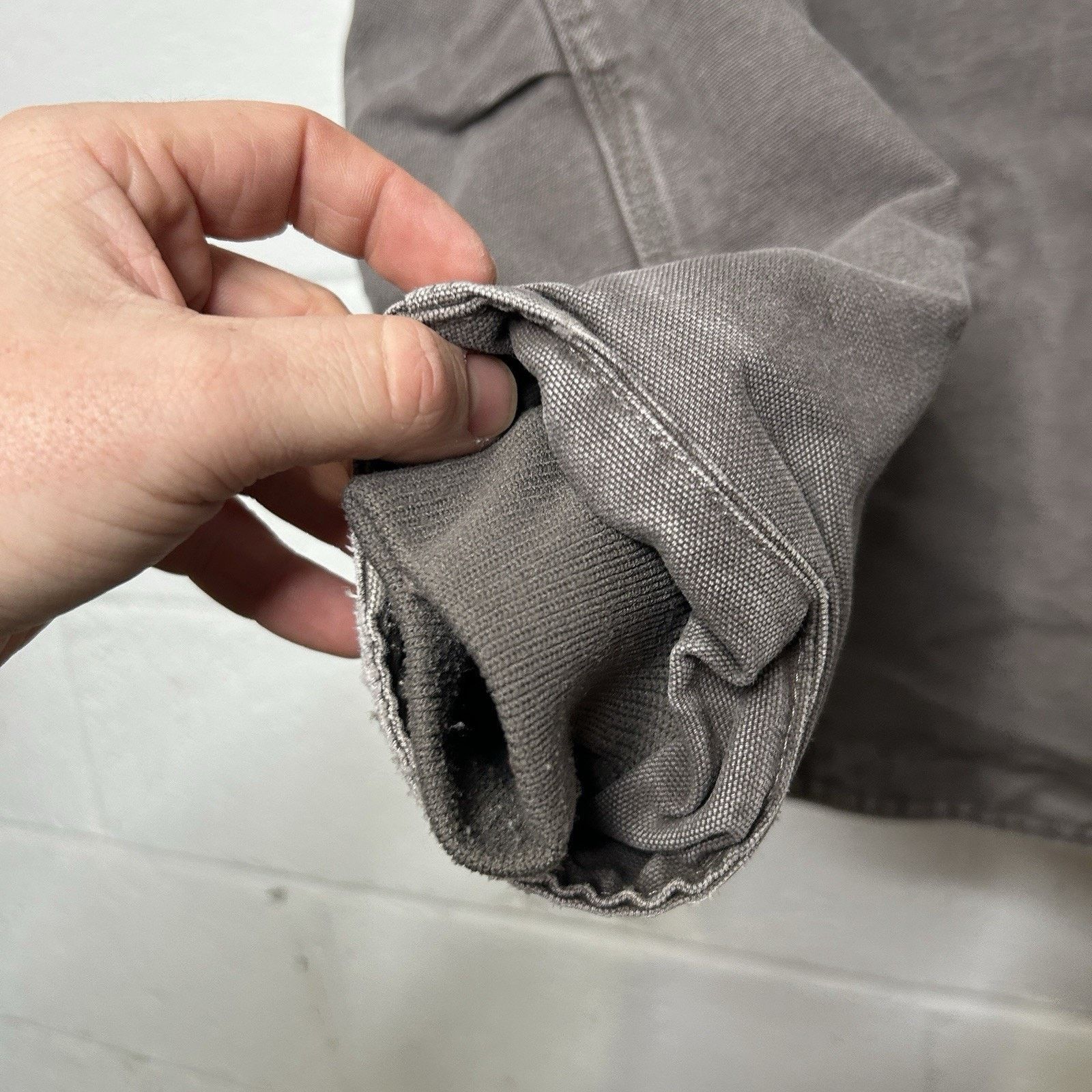 Carhartt Y2K Carhartt Sherpa-Lined Hooded Detroit Jacket “Gray” WJ141 Size M / US 6-8 / IT 42-44 - 5 Thumbnail