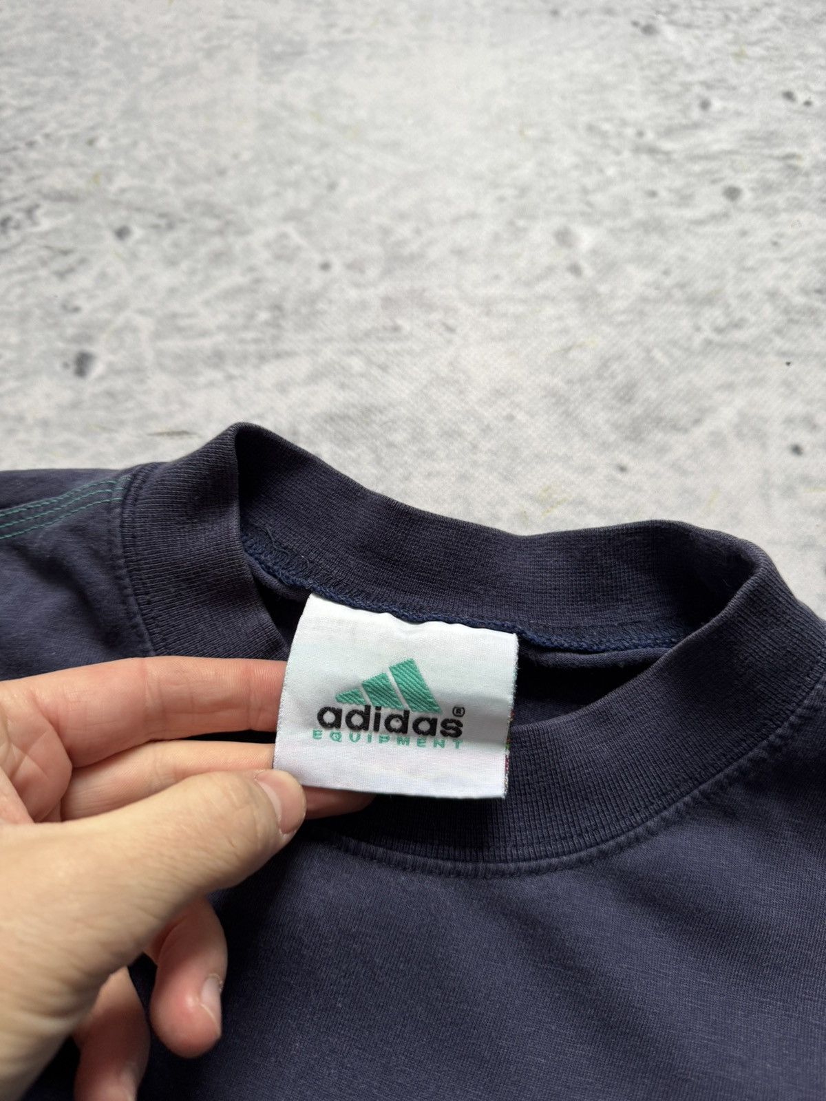 Adidas × Vintage Adidas Equipment 90s vintage tee big logo Size US L / EU 52-54 / 3 - 3 Thumbnail