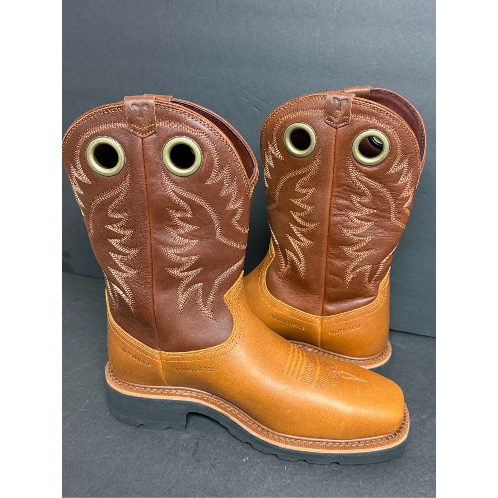 Tecovas Tecovas LongHaul WP Square Composite Toe Work Boots 9.5D Size US 9.5 / EU 42-43 - 9 Thumbnail