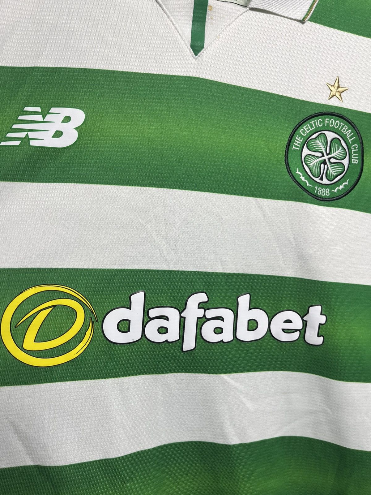 New Balance Celtic 2016 2017 Football jersey Home Ladbrokes Premiership Size US XXL / EU 58 / 5 - 4 Thumbnail