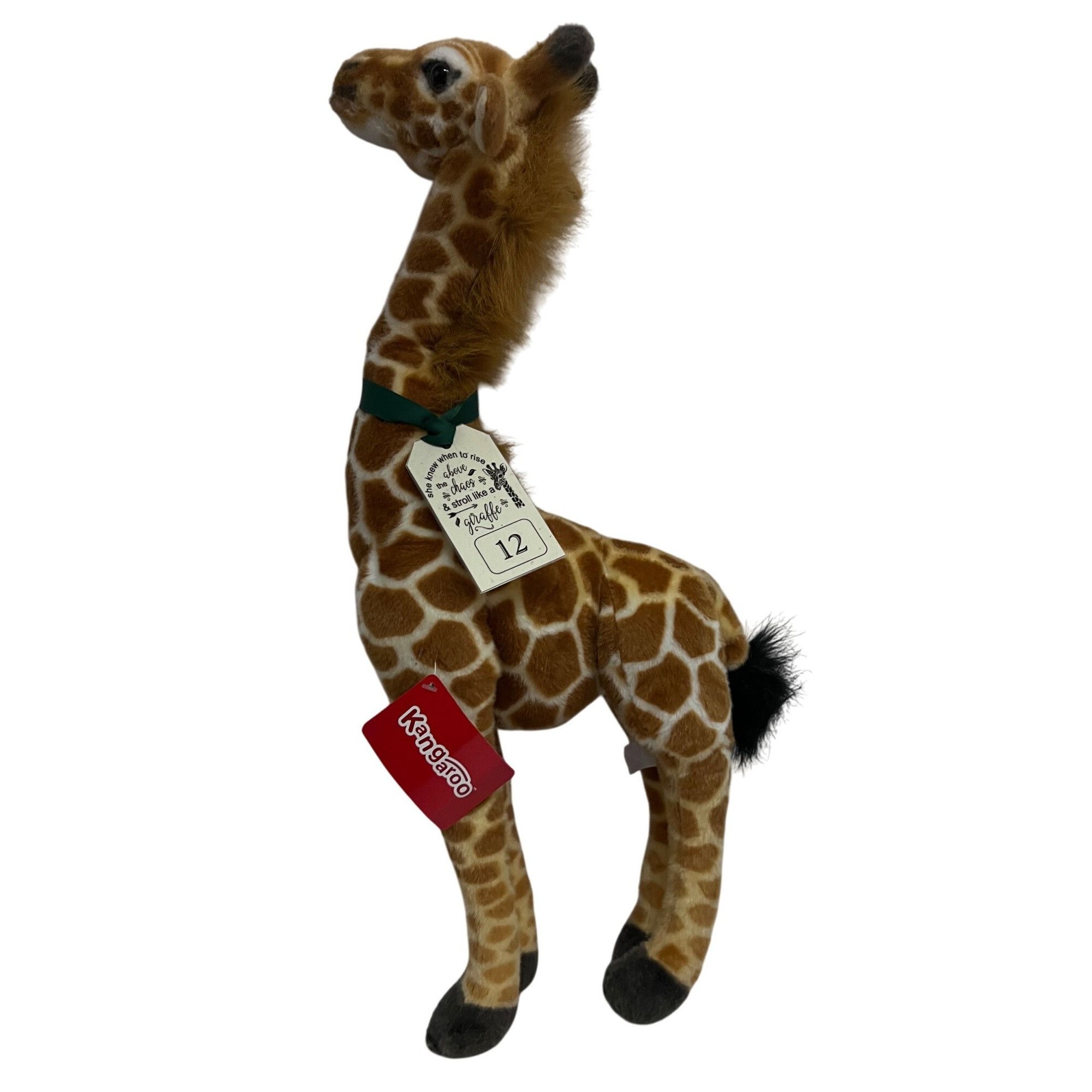Vintage Kangaroo Giraffe Stuffed Animal Plush Toy Large New With Tag Size ONE SIZE - 1 Thumbnail
