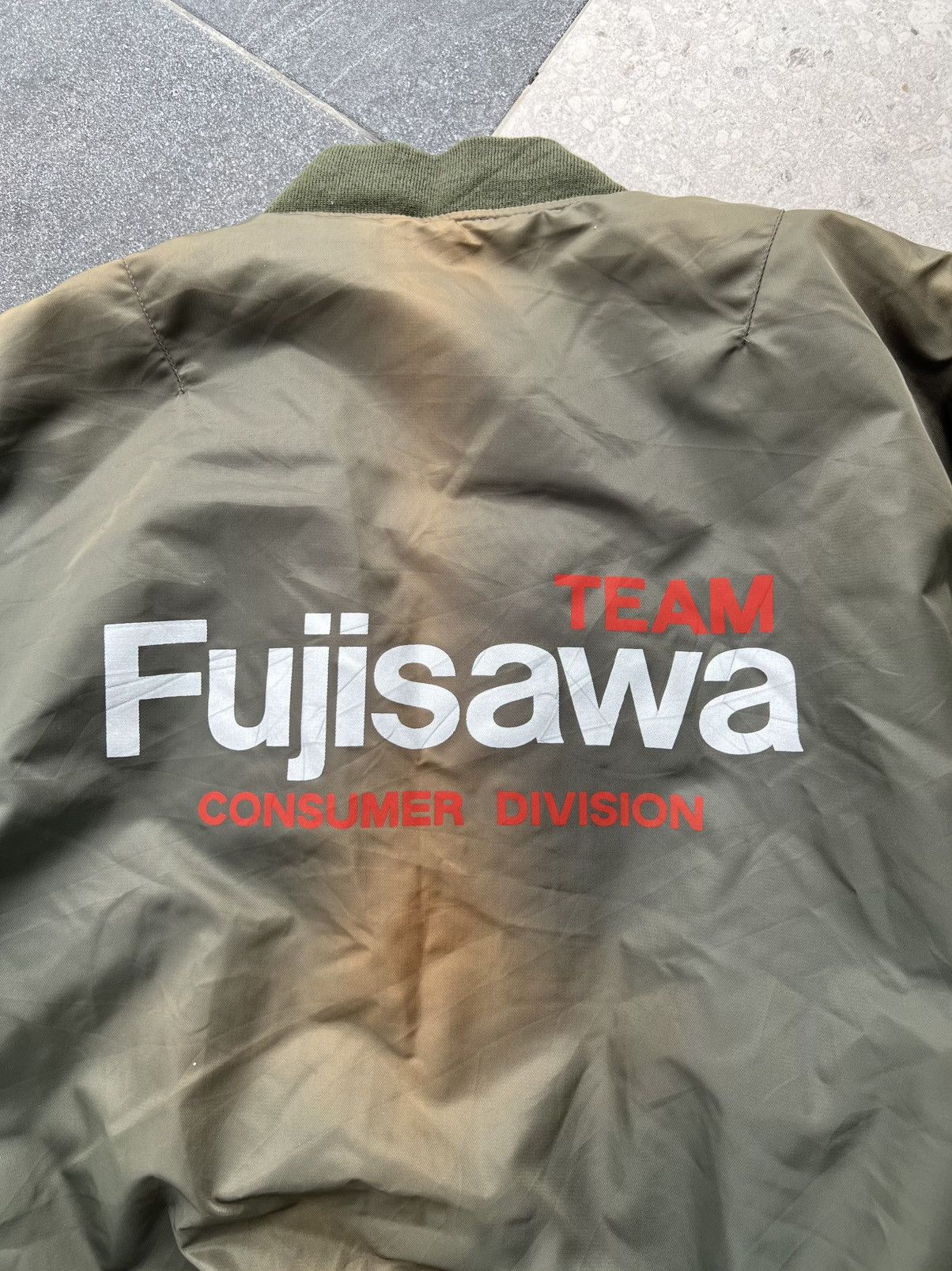 Japanese Brand × Vintage Team Fujisawa Curling Championships bomber jacket Size US L / EU 52-54 / 3 - 8 Thumbnail