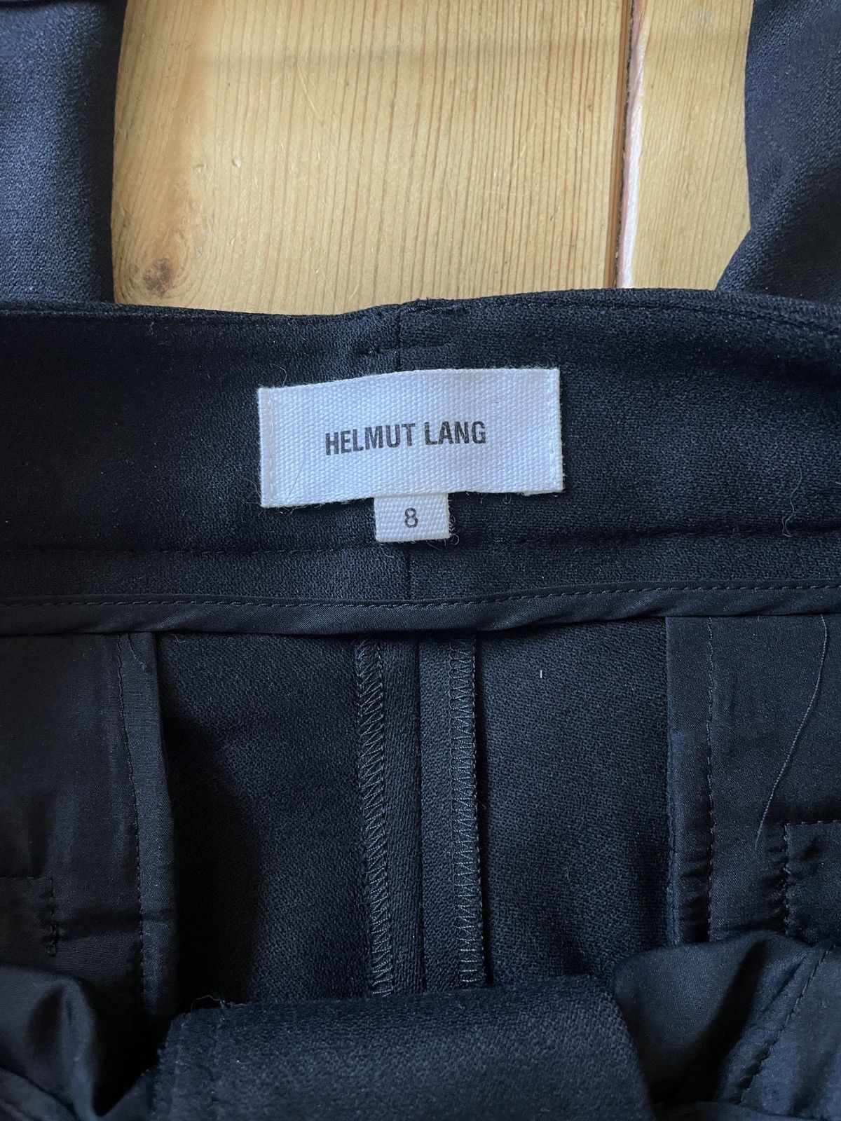 Helmut Lang Helmut Lang Slim Wool Tailored Trousers M US 8 RRP €400 Size 30" / US 8 / IT 44 - 10 Thumbnail