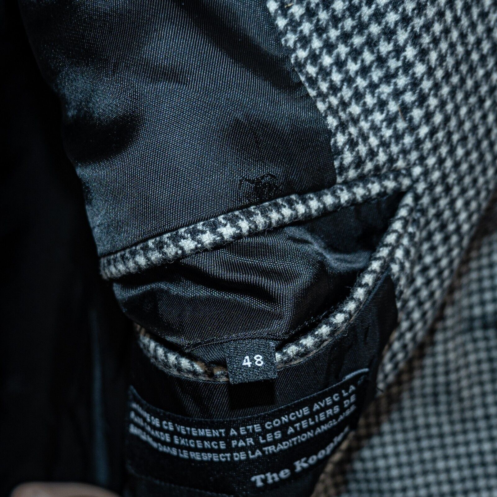 The Kooples The Kooples 3 button Blazer Jacket in Houndtooth Fitted Size US M / EU 48-50 / 2 - 10 Thumbnail