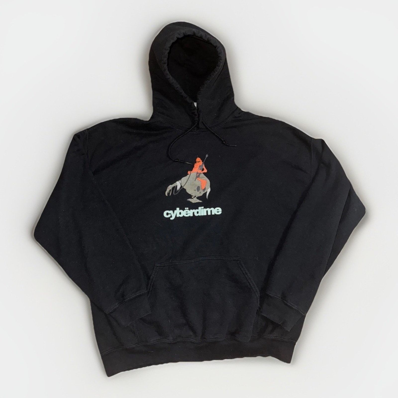 Gildan × Vintage Cyberdime Skateboarding Graphic Hoodie Black XL Streetwear Size US XL / EU 56 / 4 - 1 Thumbnail